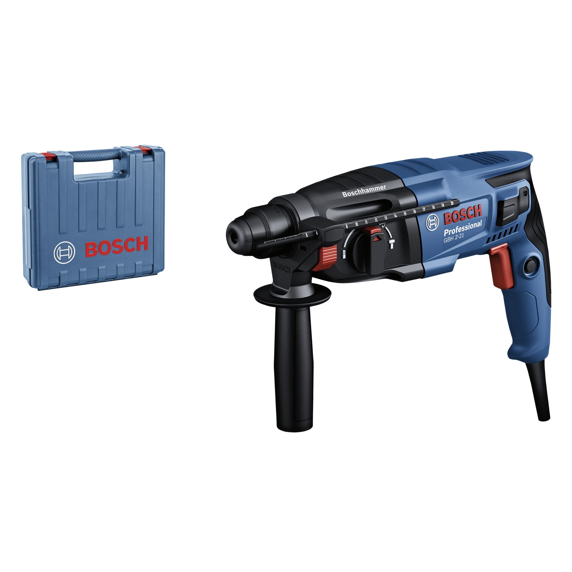 Bohrhammer, Bohrmaschine, Schlagbohrer, Bosch, SchwarzBlau