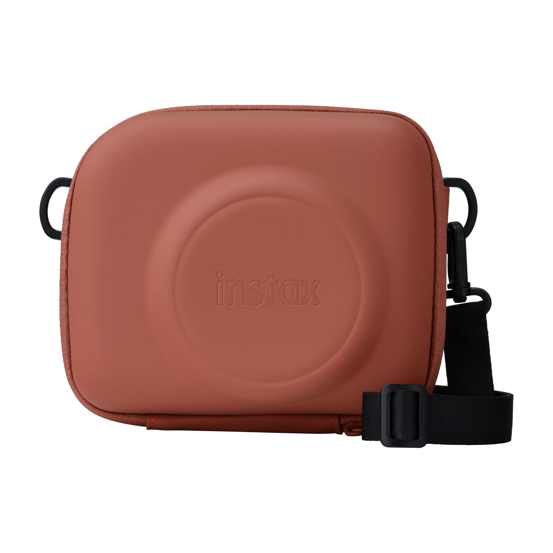 Kameratasche, Instax-Tasche, Terrakotta, Schultergurt, Kunstleder