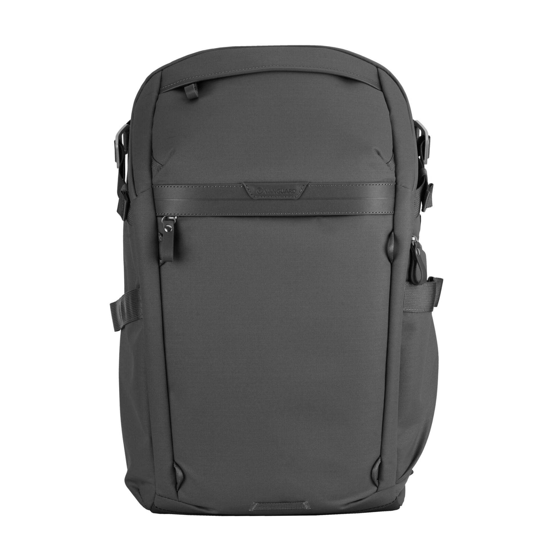 Rucksack, Rucksack mit Fronttasche, Alltagsrucksack, grauer Rucksack, wasserabweisend