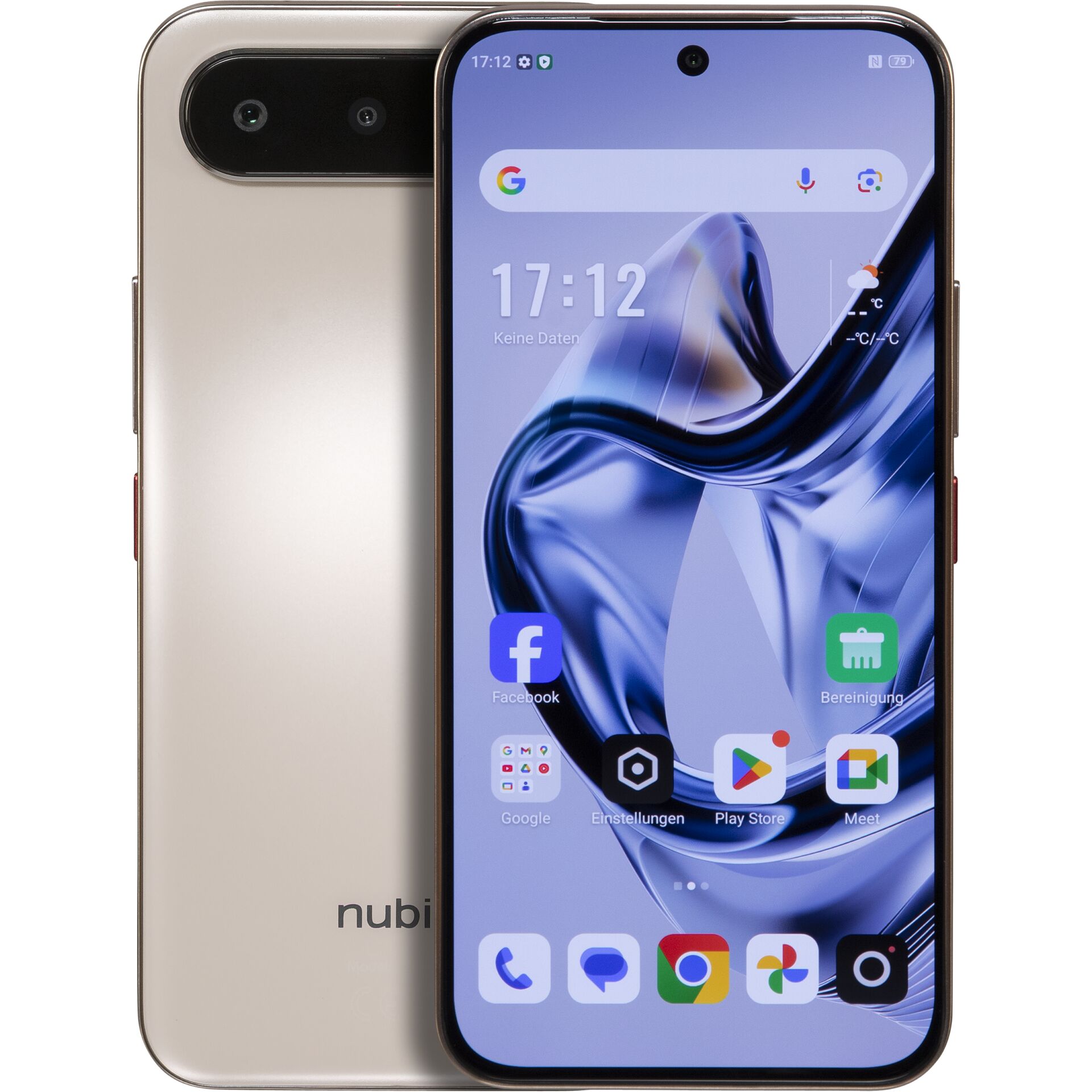 Smartphone, Dual camera, Gold color, Punch-hole display, Android phone