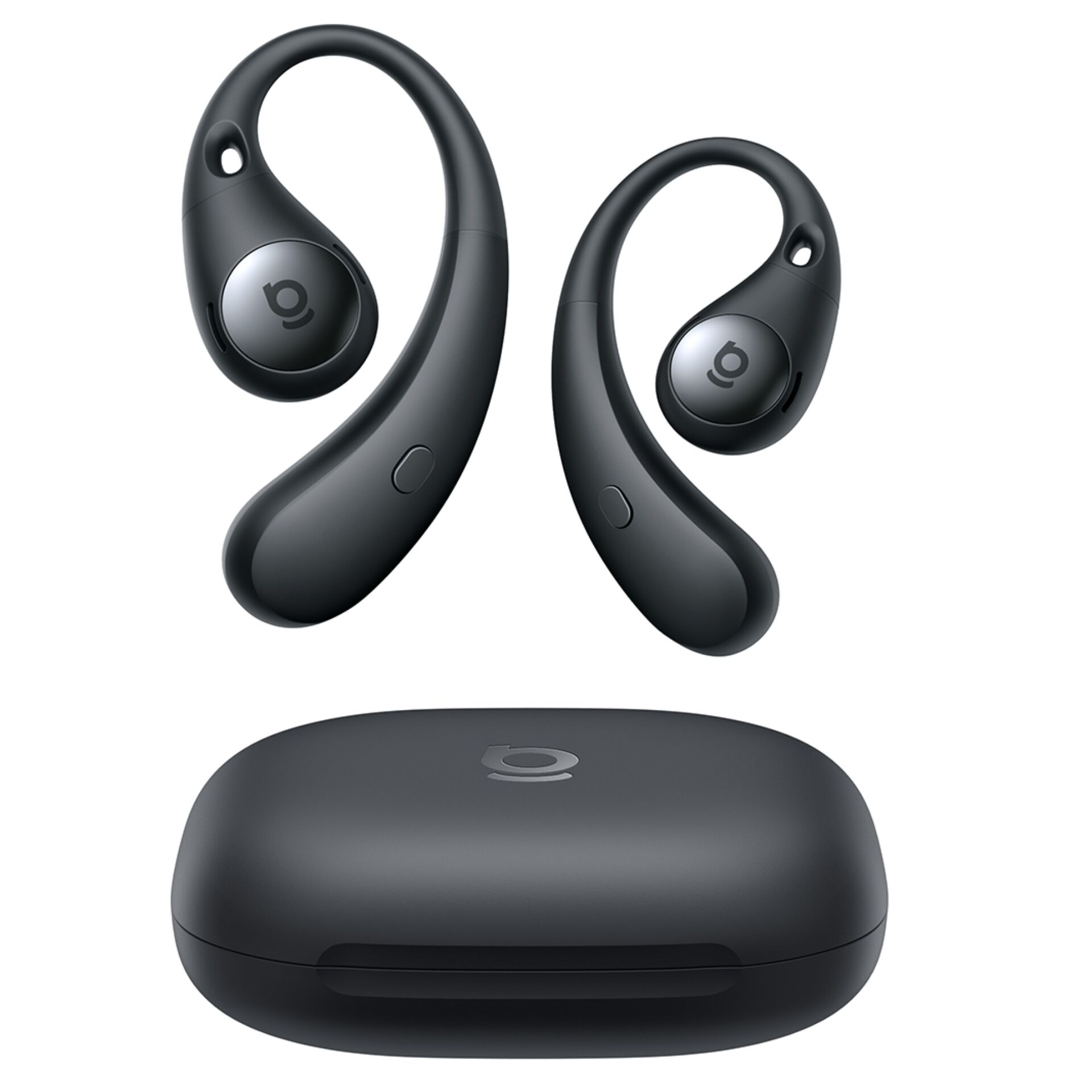 Kopfhörer, In-Ear, Bluetooth, Schwarz, Ladehülle