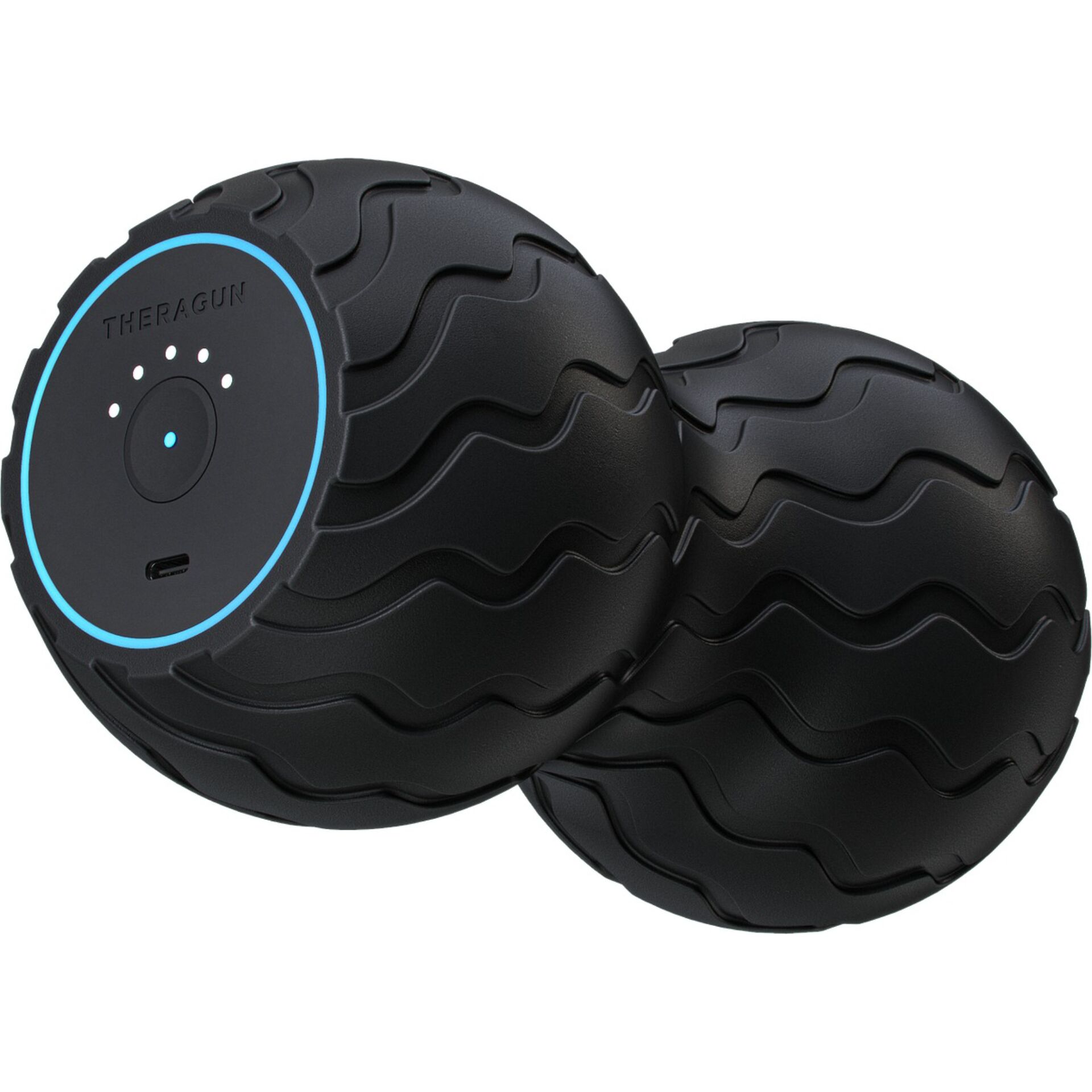 Tretroller Rad, Gummireifen, Schwarze Kugel, Inhalt USB-C, Theragun?