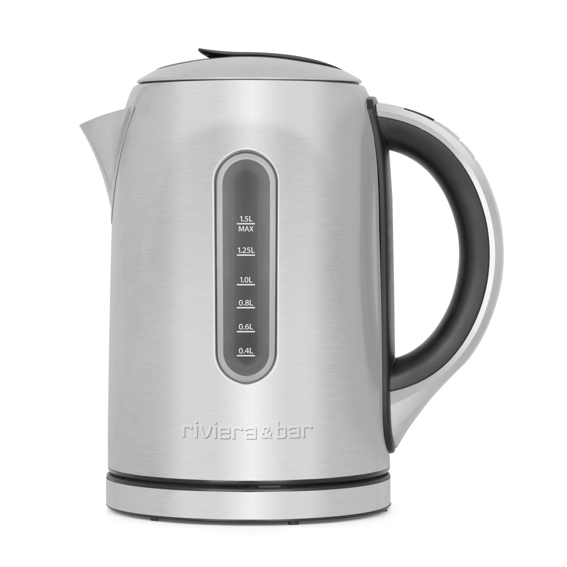 Wasserkocher, Elektrogerät, Edelstahl, Wasserstandsanzeige, 1,5-Liter Kapazität