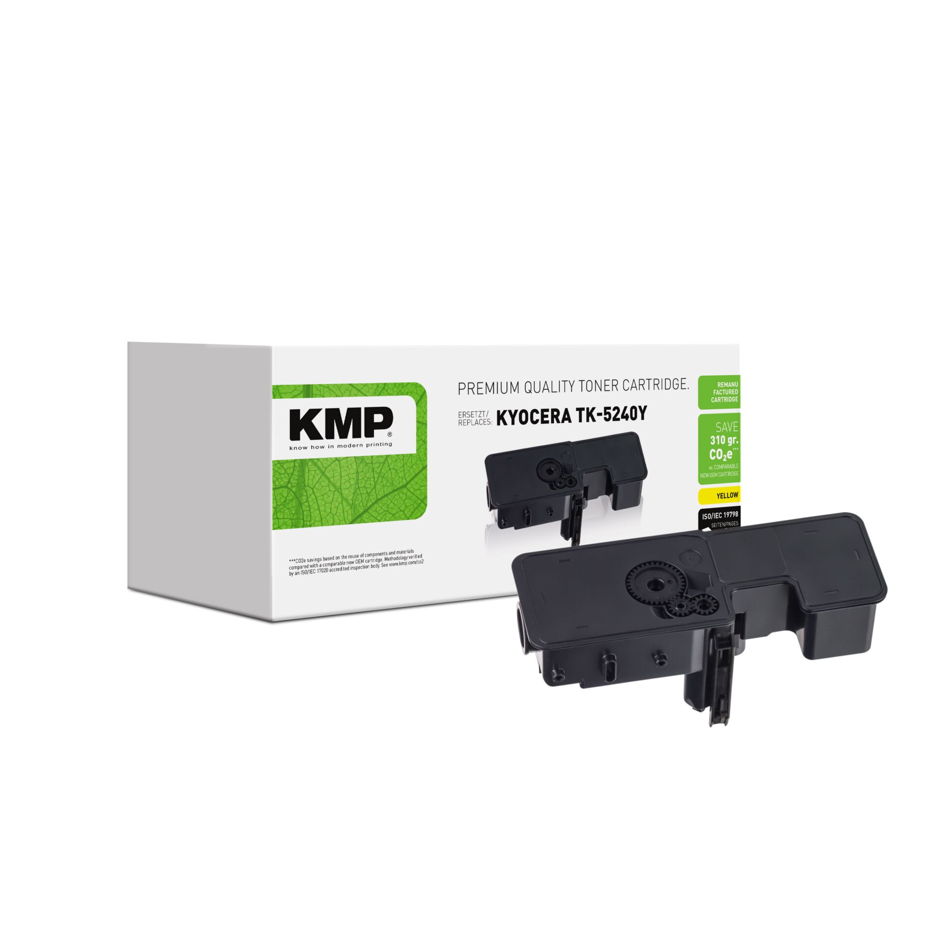 Adapter, Elektronik, Pistole, Waffe, toner cartridge, printerzubehör, schwarzer toner, Kyocera TK-5240Y, verpackung