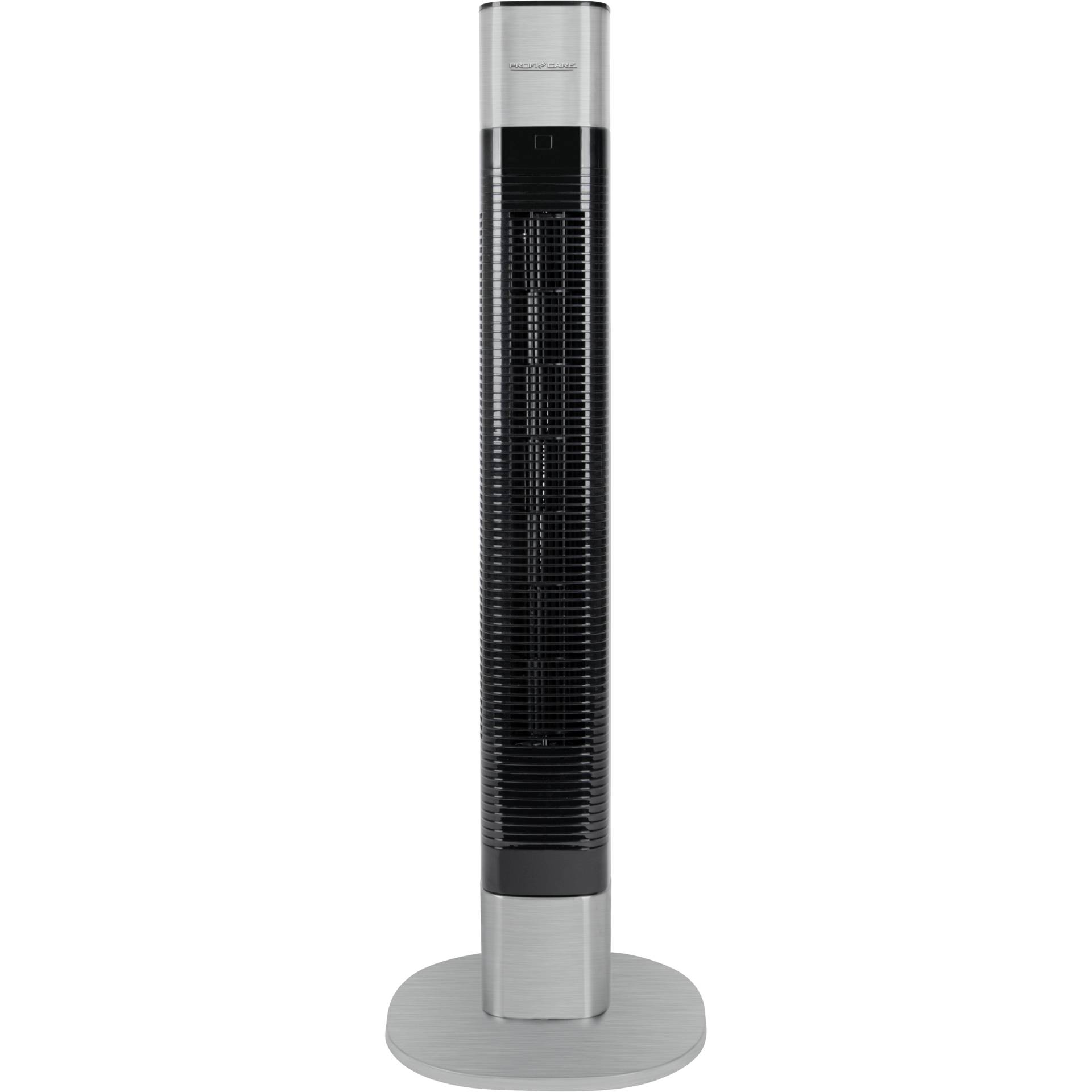 Luftzirkulation, Ventilator, Tower-Fan, Stahlschwarz, Teleskop-Stab