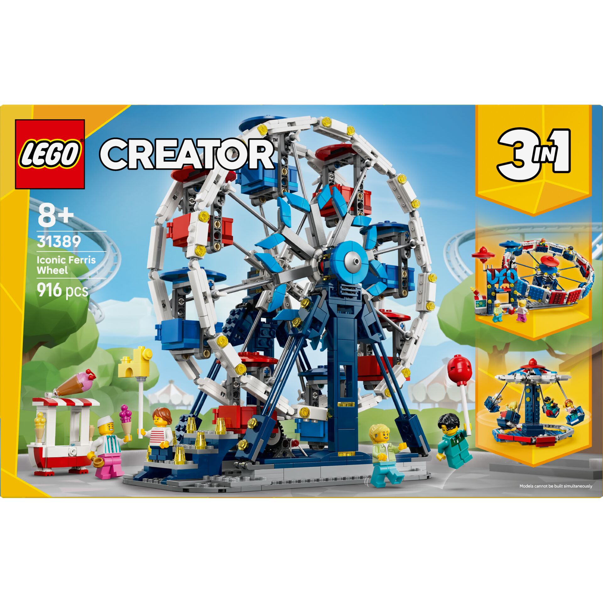 Ferris wheel, LEGO, Creator, 3-in-1, 916 pcs