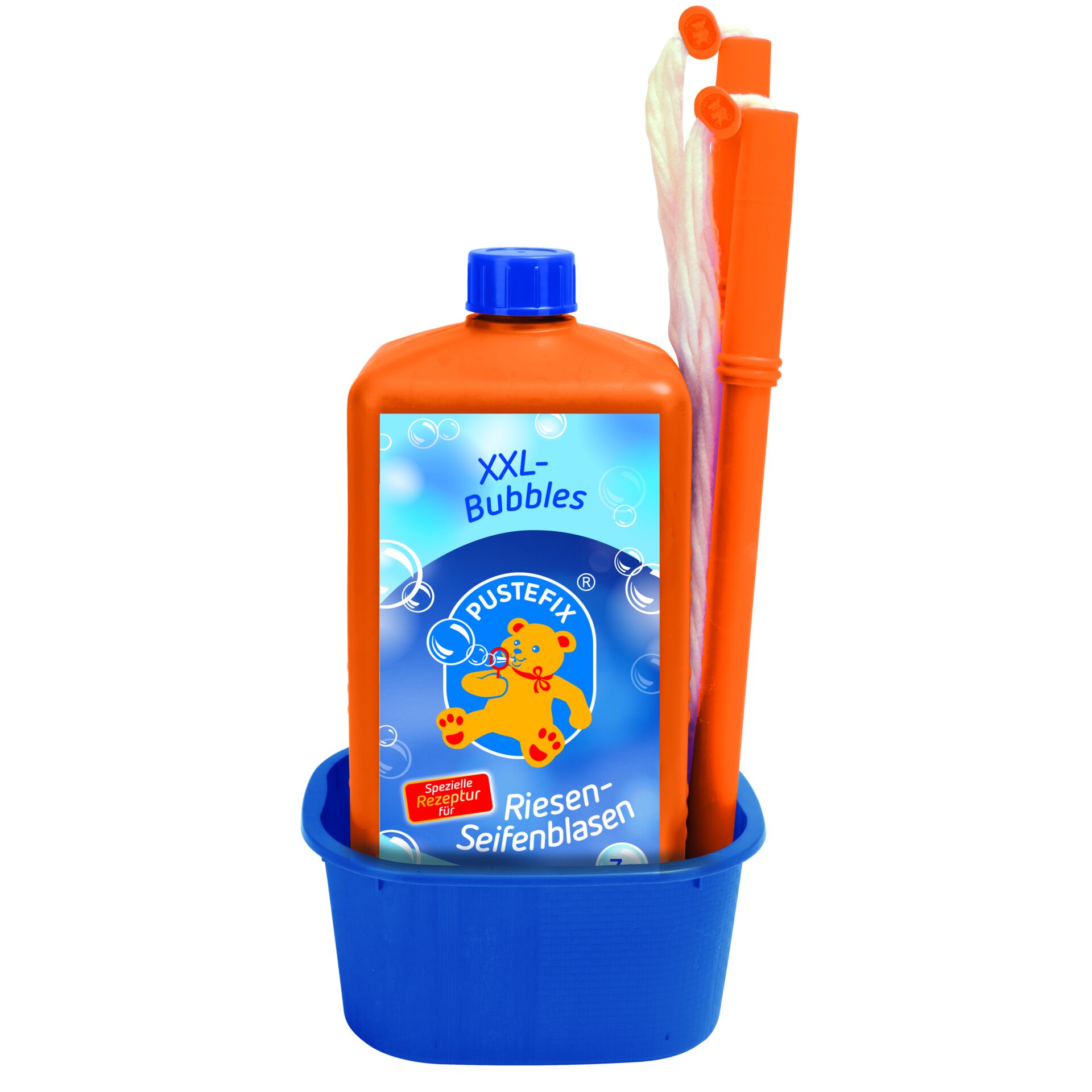 Reinigungsset, Badeschaum, Waschmittel, Seifenblasen, Aufbewahrung