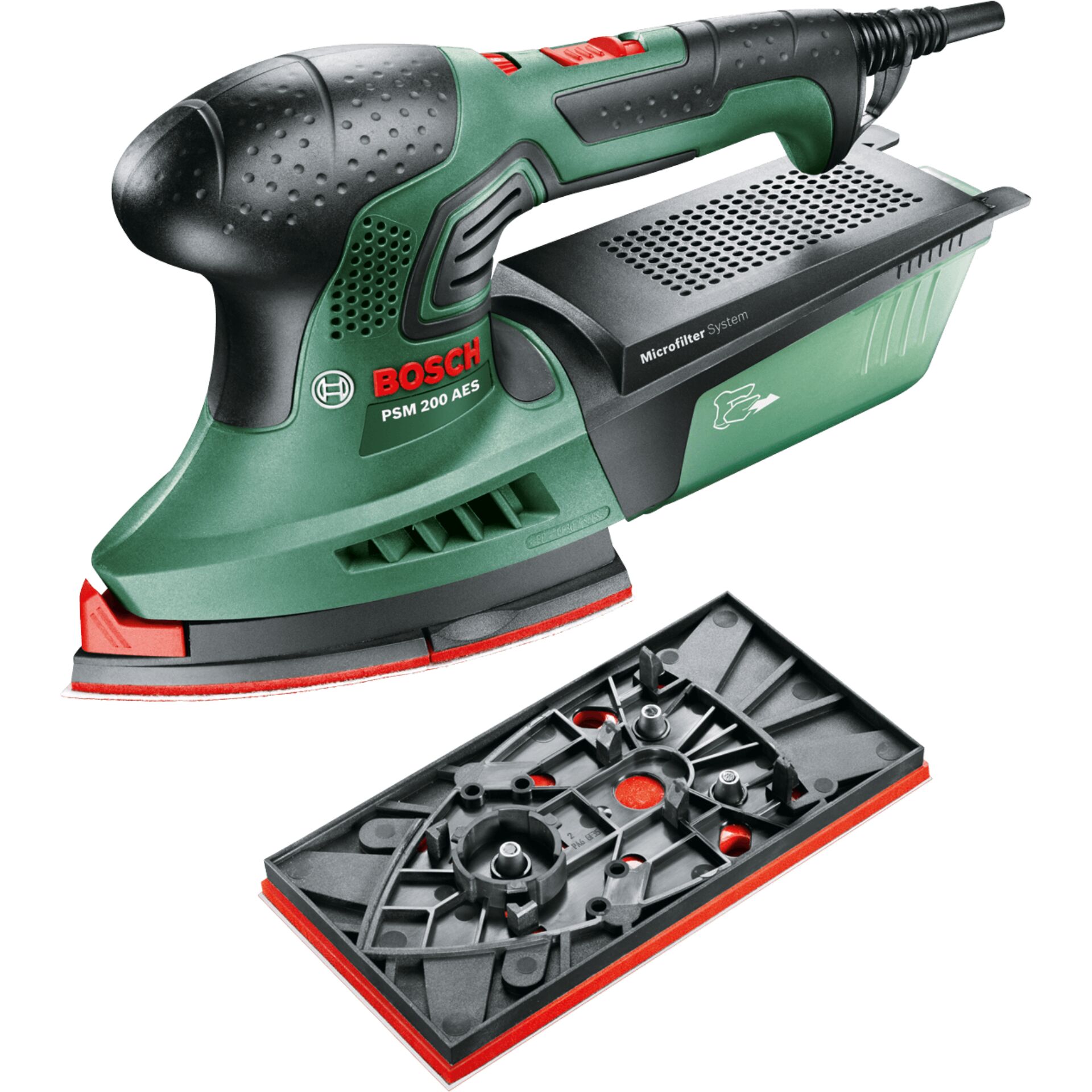 Schwingschleifer, Bosch, Kanten Schleifer, Vibrationswerkzeug, Schleifplatte