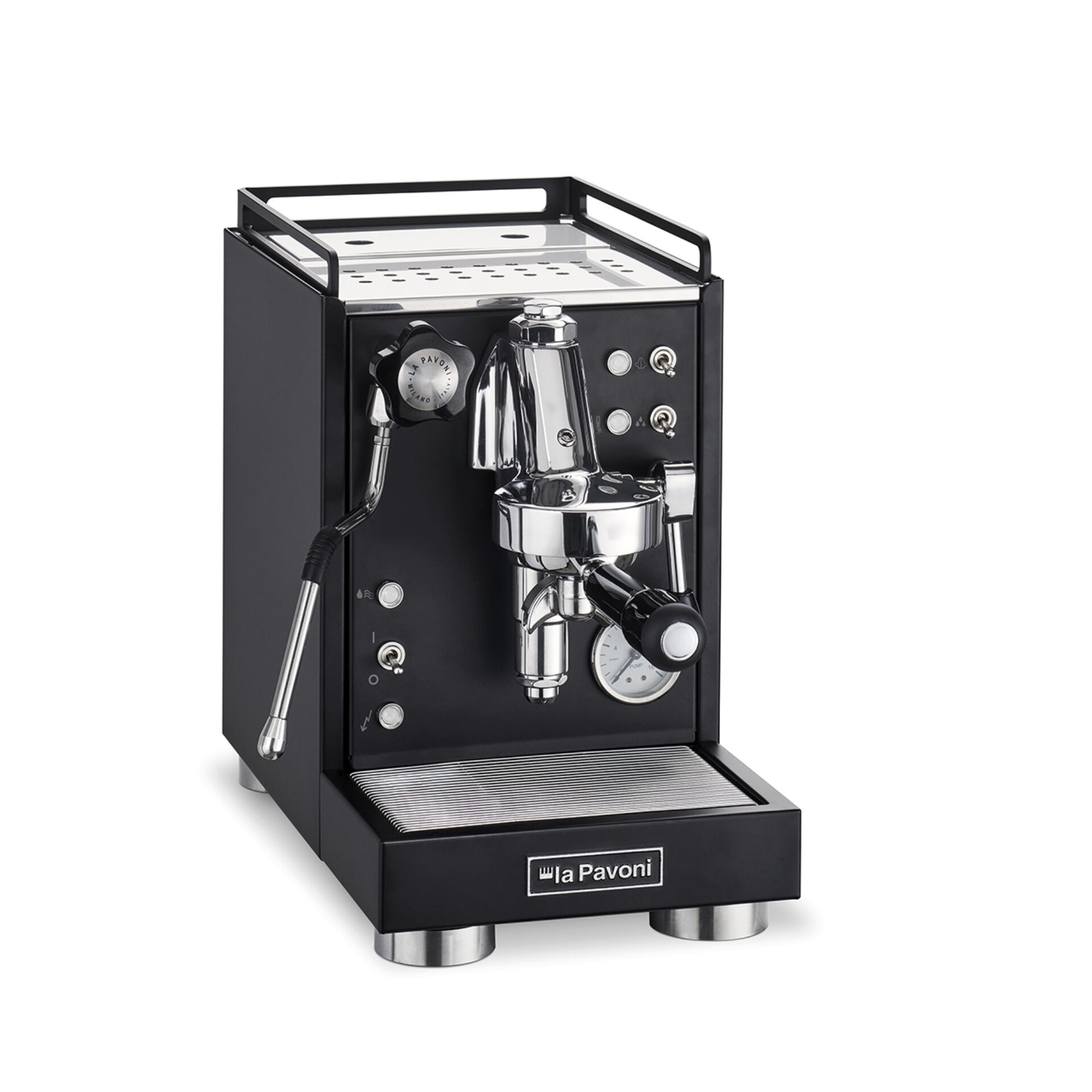 Pokal, Espressomaschine, Kaffeemaschine, Portafilter, Messduur, Chrom/Chromiert