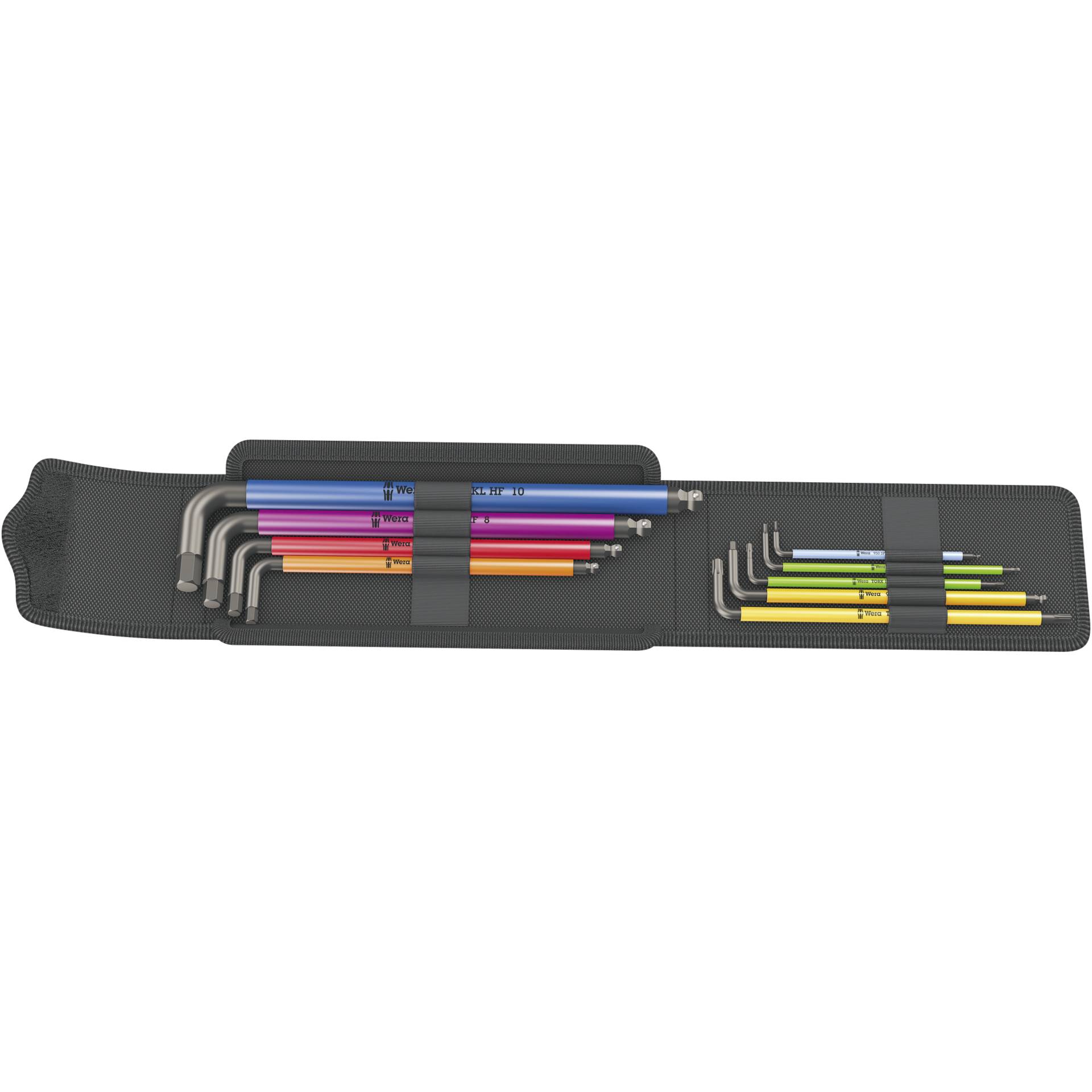 WERA Bicycle Set 4  L Keys set w. lightweight pouch