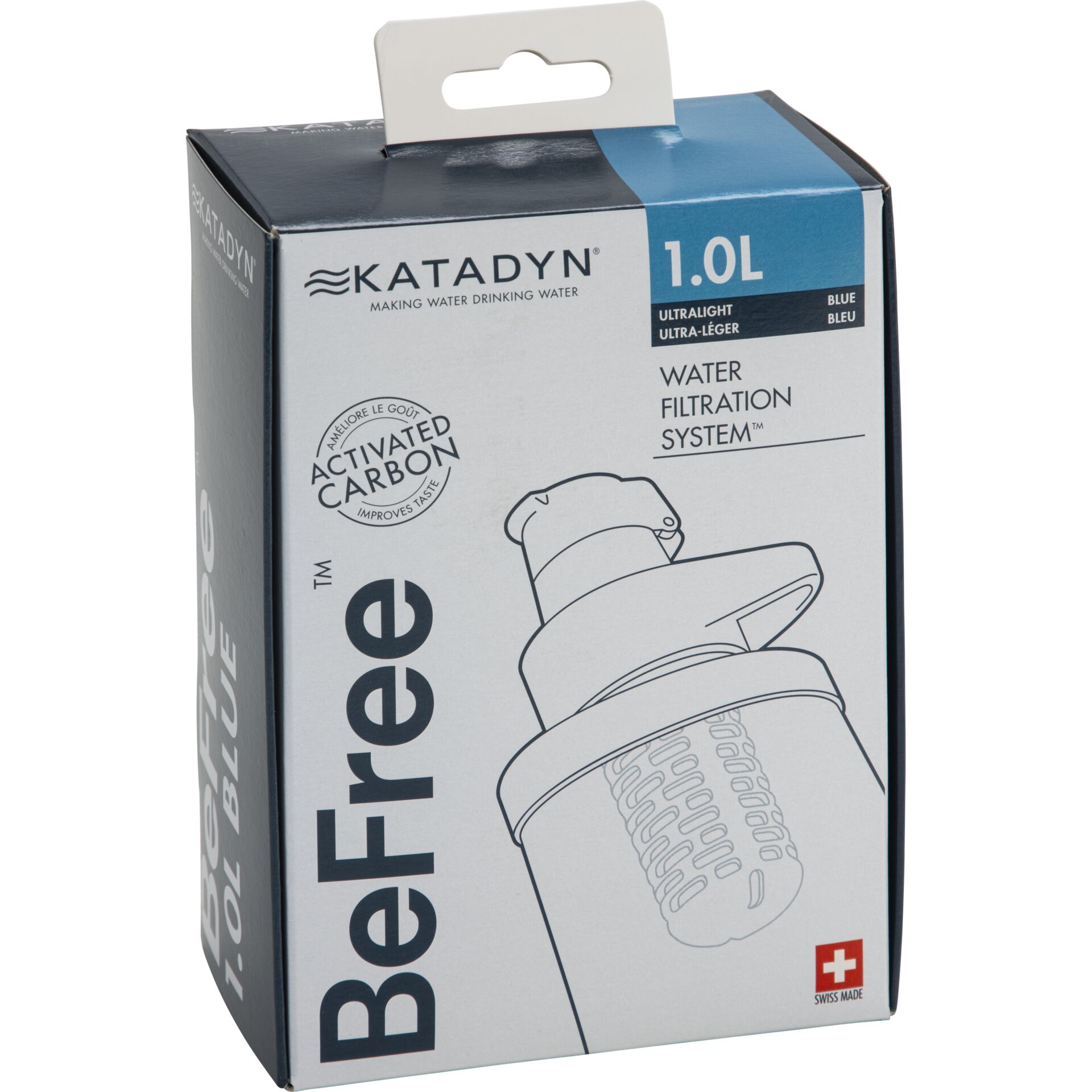 Wasserfilter, Katalytische Aktivkohle, Becherhalter, 1.0 L, Ultraleicht
