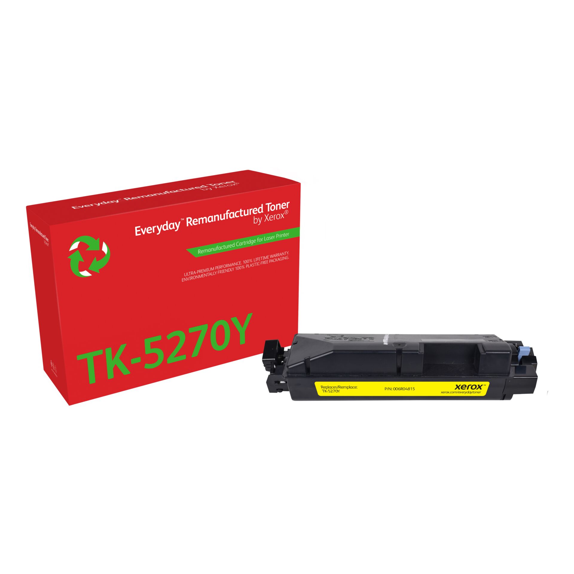 Toner, TK-5270Y, Gelb Toner, Tudor Cartridge, Xerox wiederaufbereitet