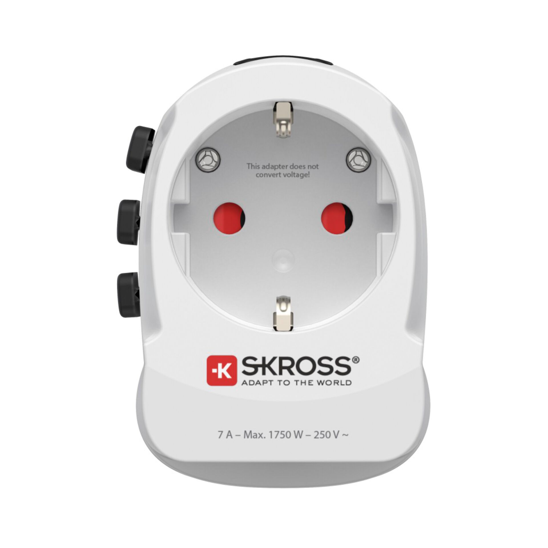 Steckeradapter, Universalstecker, Schutzkontakt, EU-Steckdosenadapter, UK-SKROSS-Adapter
