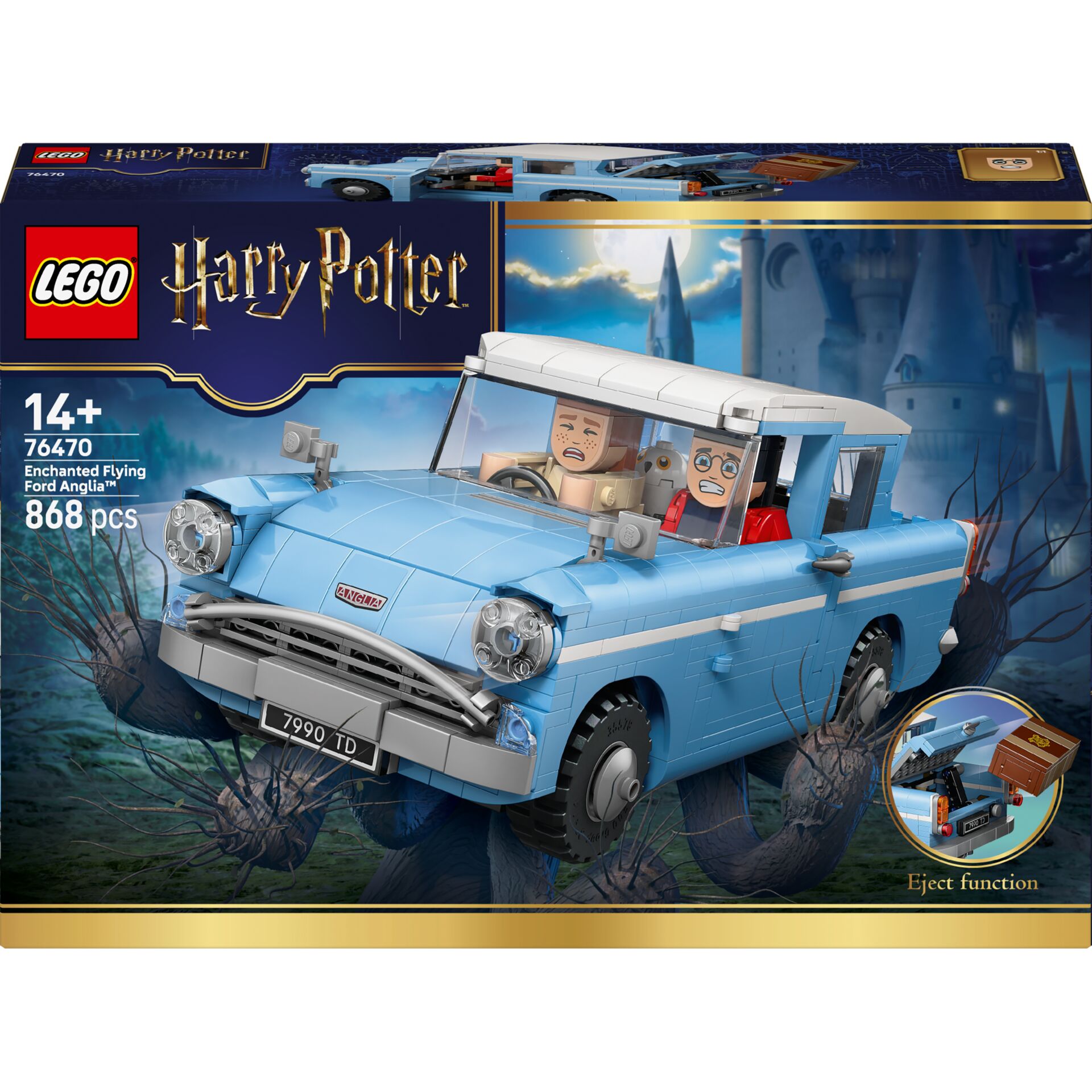 LEGO, Harry Potter, Enchanted Flying Ford Anglia, Automodell, Blaue Farbe