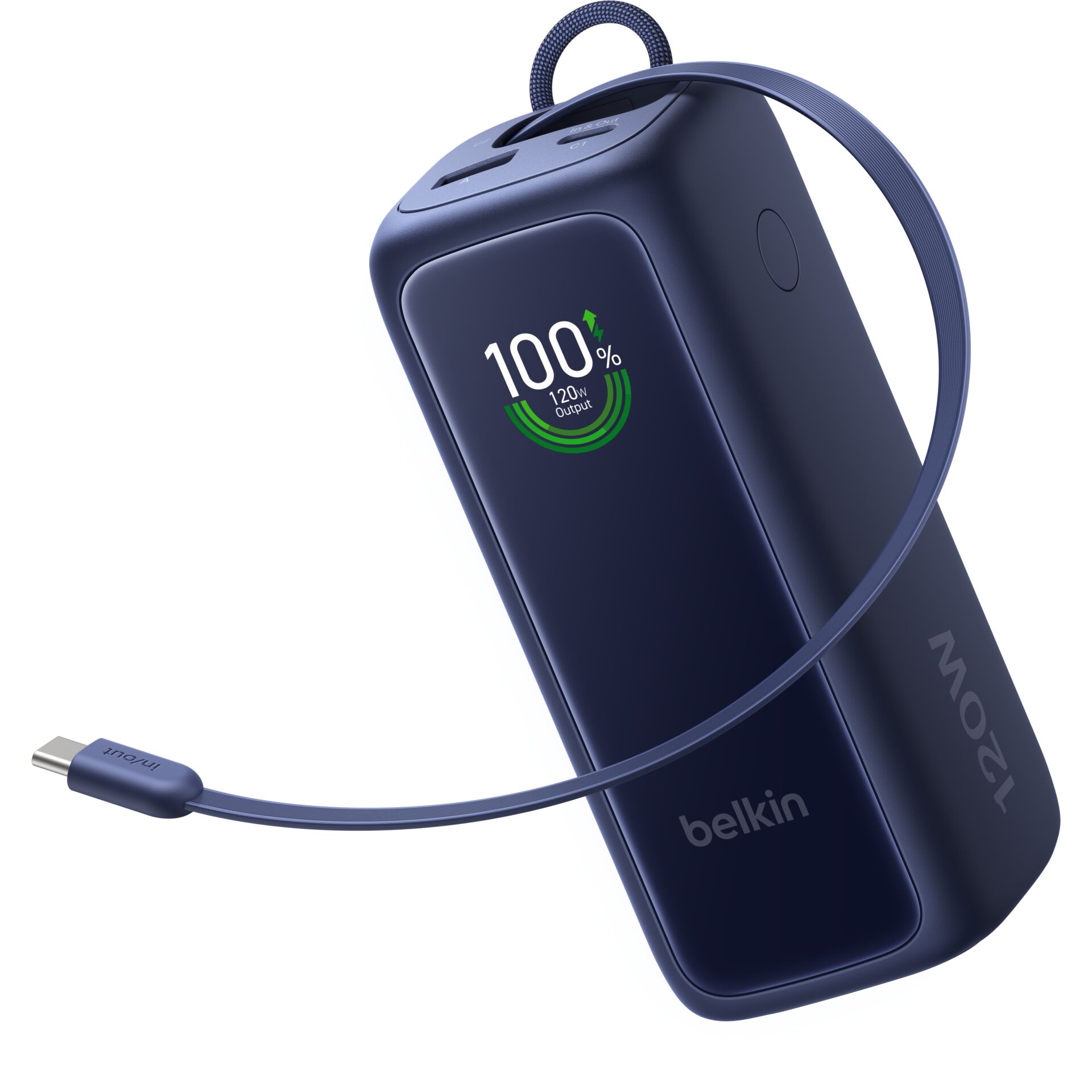 Hörverstärker, Tragbares Ladegerät, USB-C, 100% Akku, Belkin