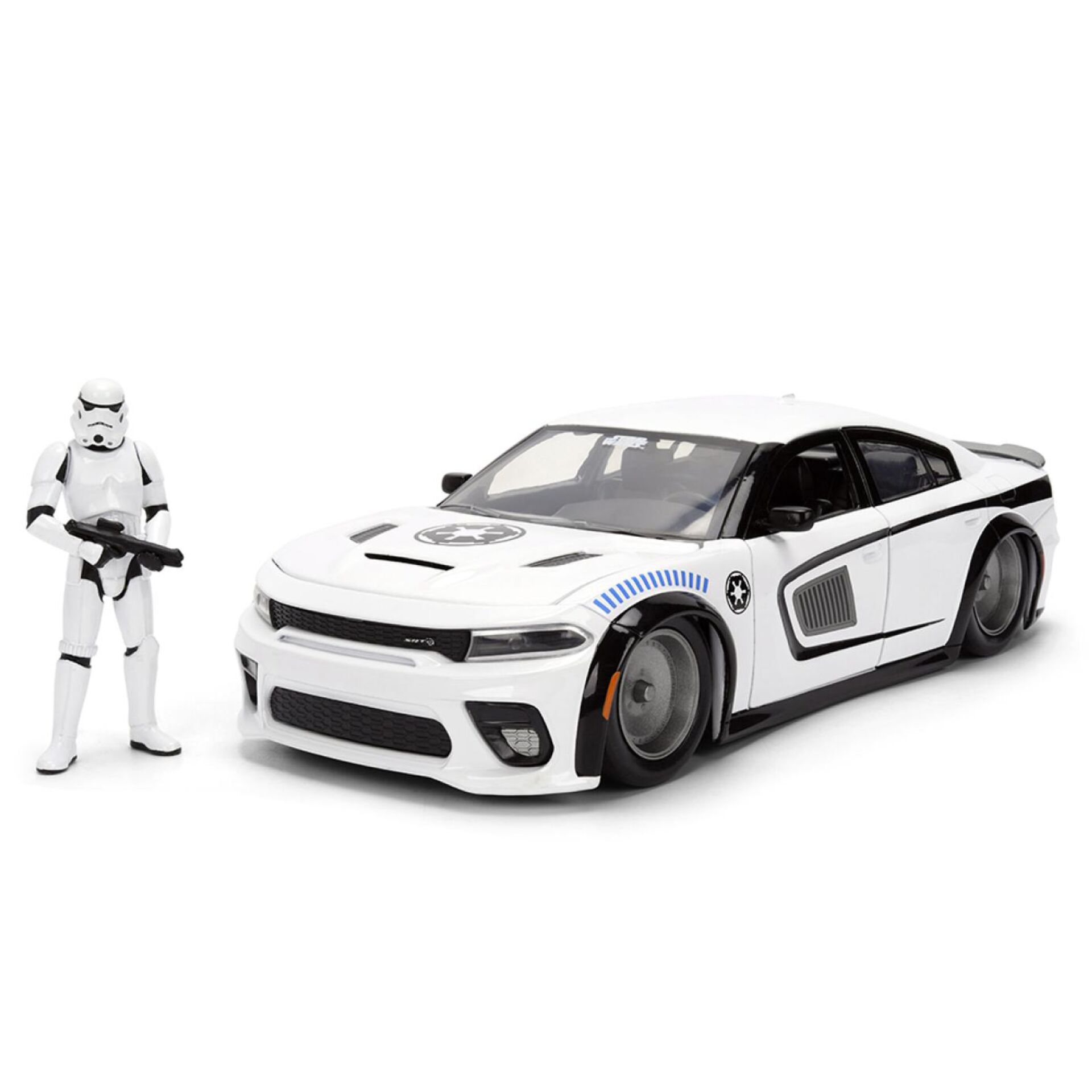 Spielzeugauto, Rennwagen, Weiß, Kleine Figur, Stormtrooper