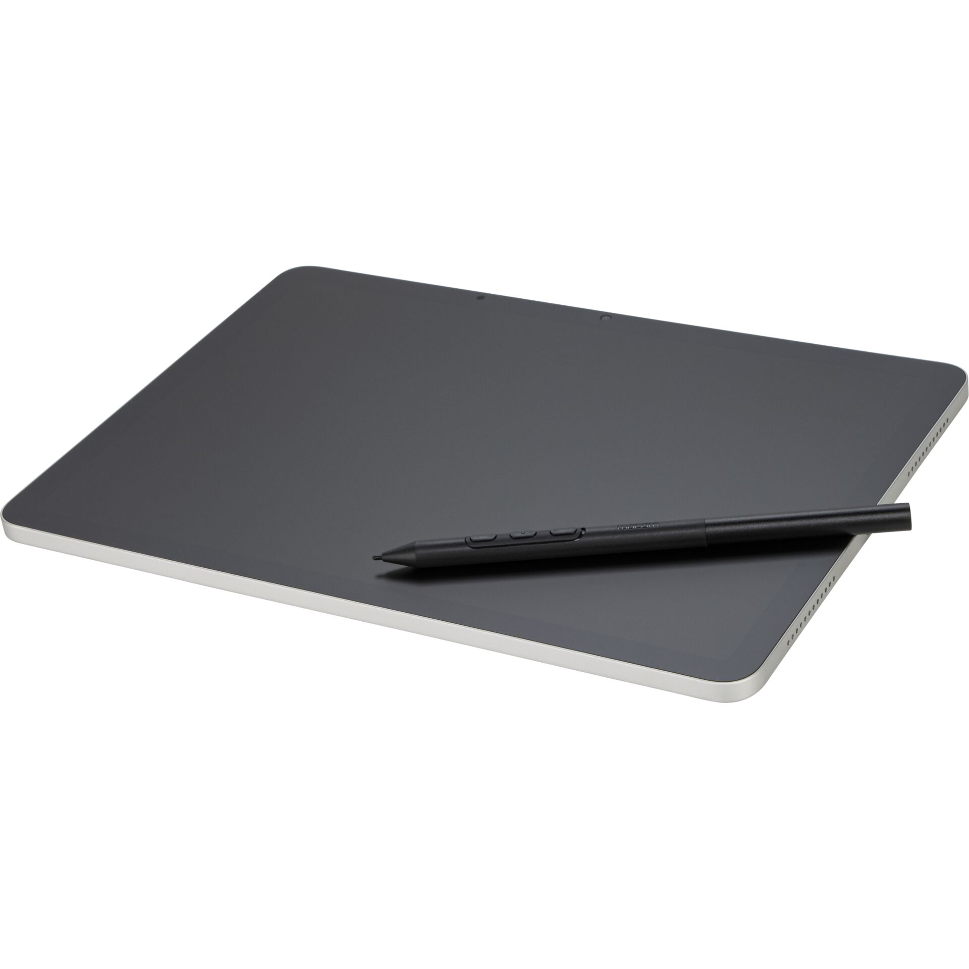 Tablet, Grafiktablet, Stift, Drahtlos, Grau