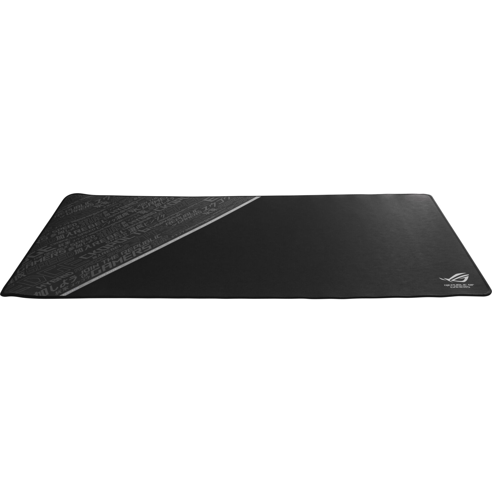 gaming, mauspads, groß, schwarz, diagonal-muster