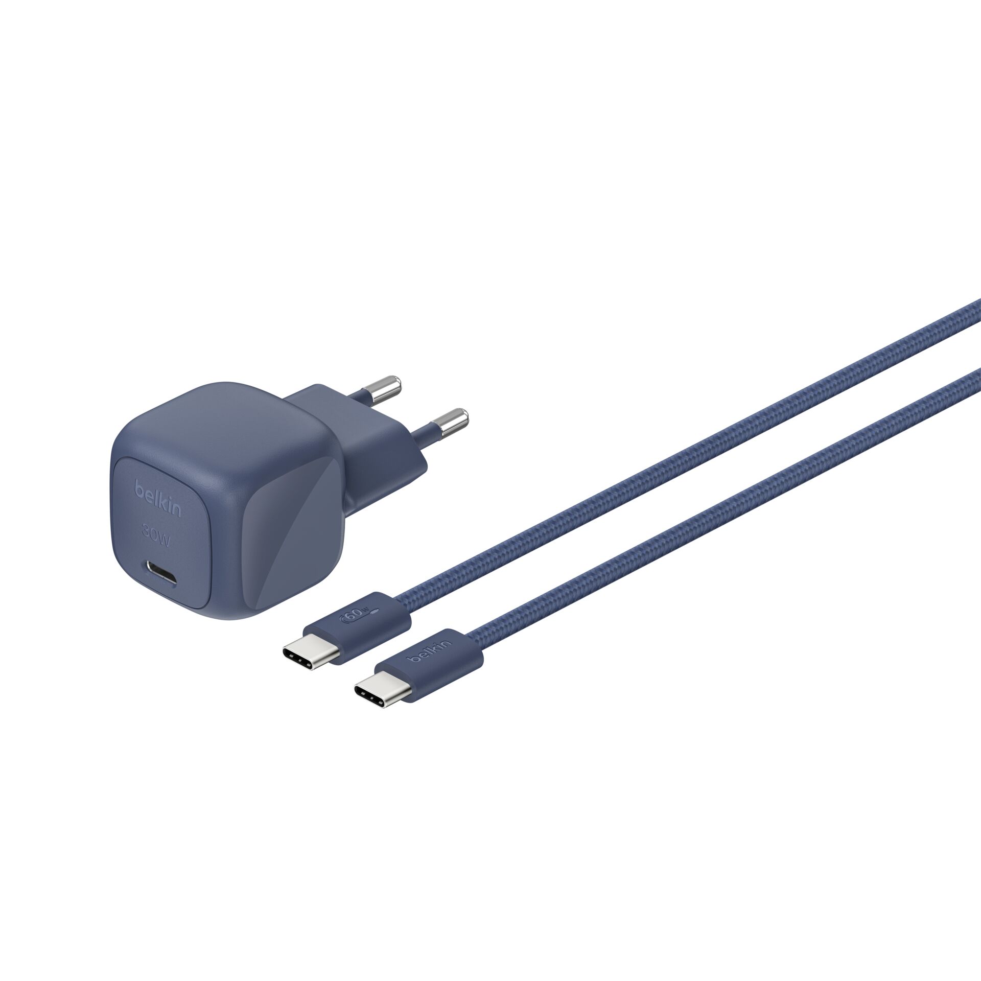 USB-C kabel, Ladegerät, 60W, EU-Stecker, Gerätekabel