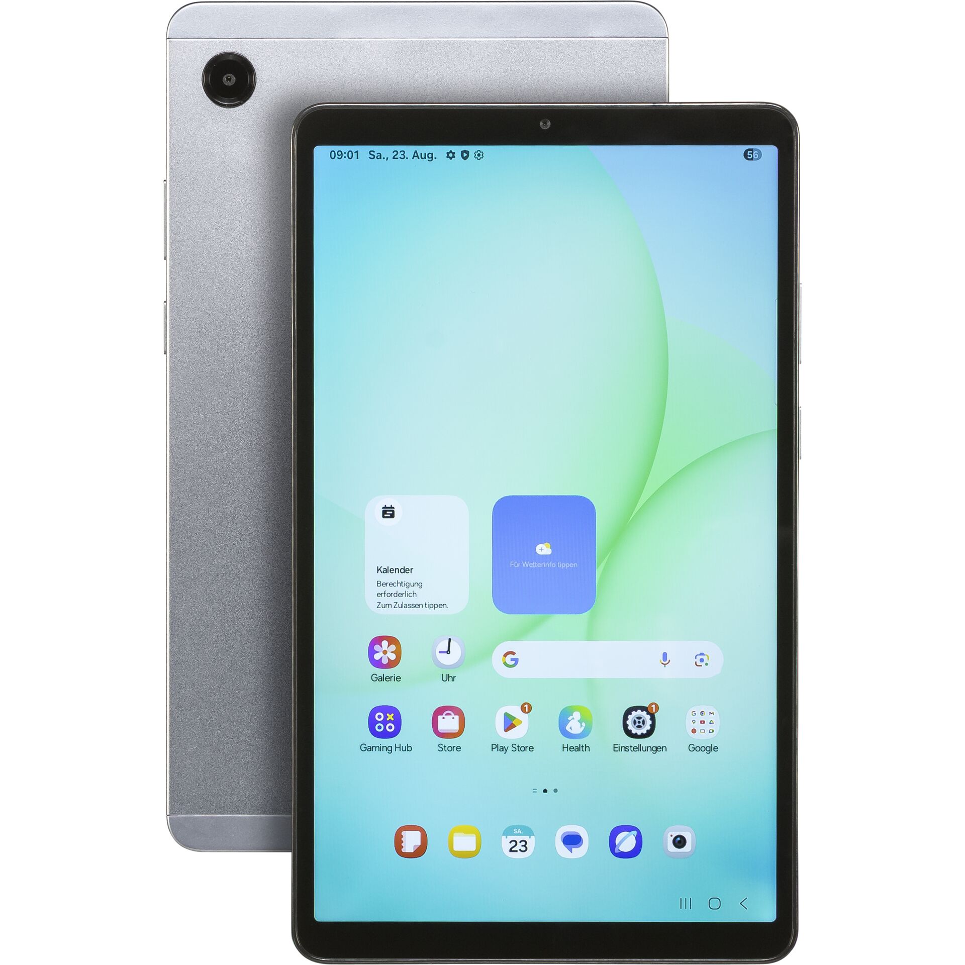 Tablet, Android-Tablet, Metallischer Ton, Rückseite Kamera, Frontdisplay