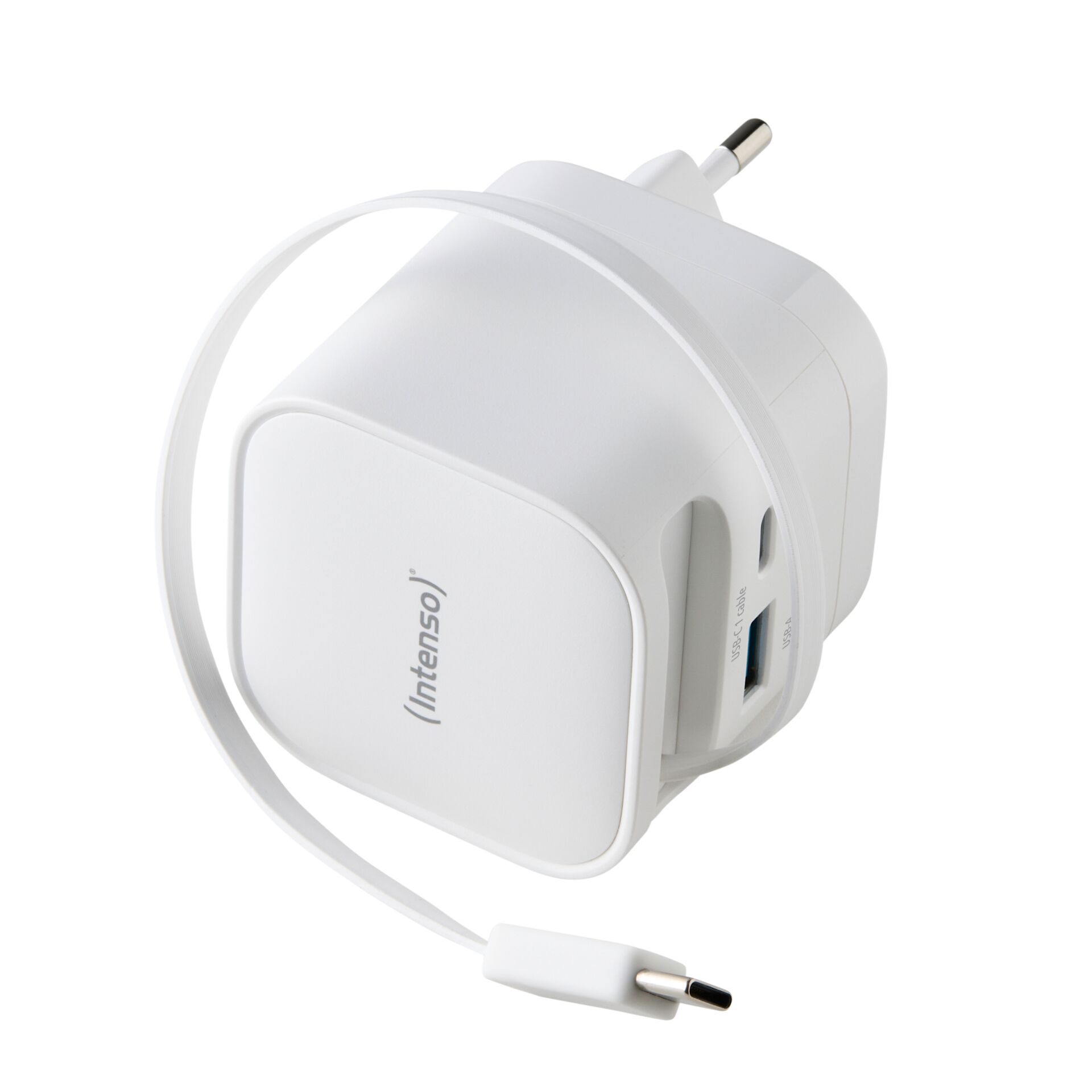 Reiseladegerät, USB-C, USB-A, Kabel, Adapter