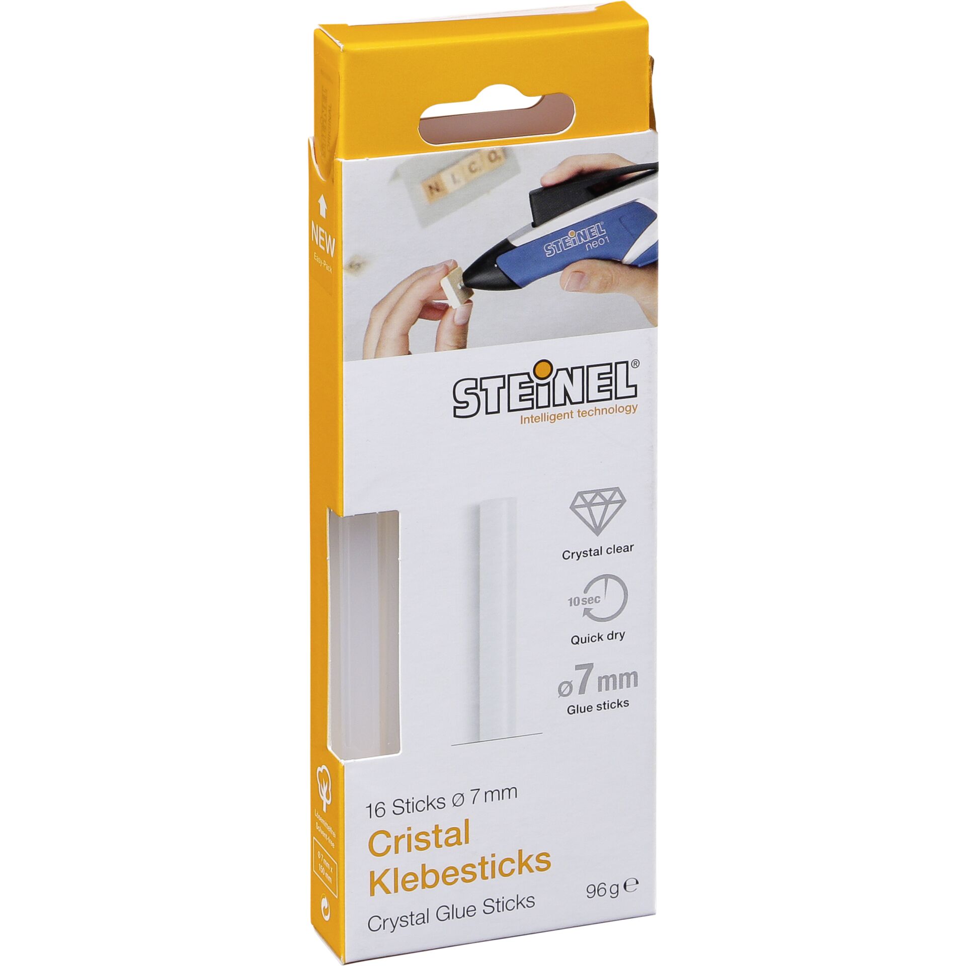1x16 Steinel 7mm Cristal  Hot Glue Sticks