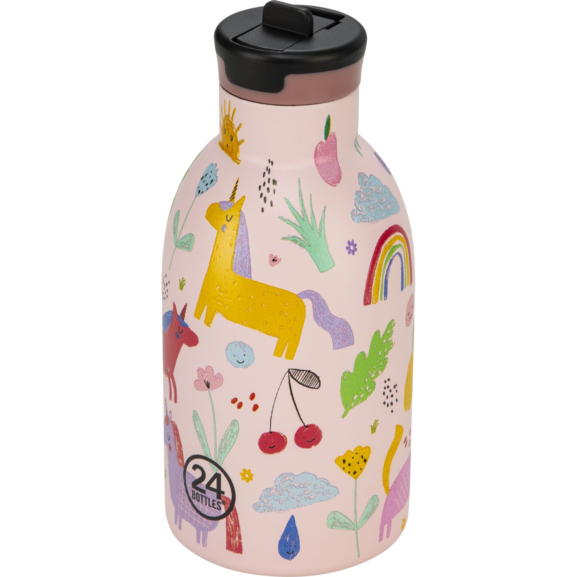Wasserflasche, Kinder, Trinkflasche, Pflanzen Muster, 24 Flaschen