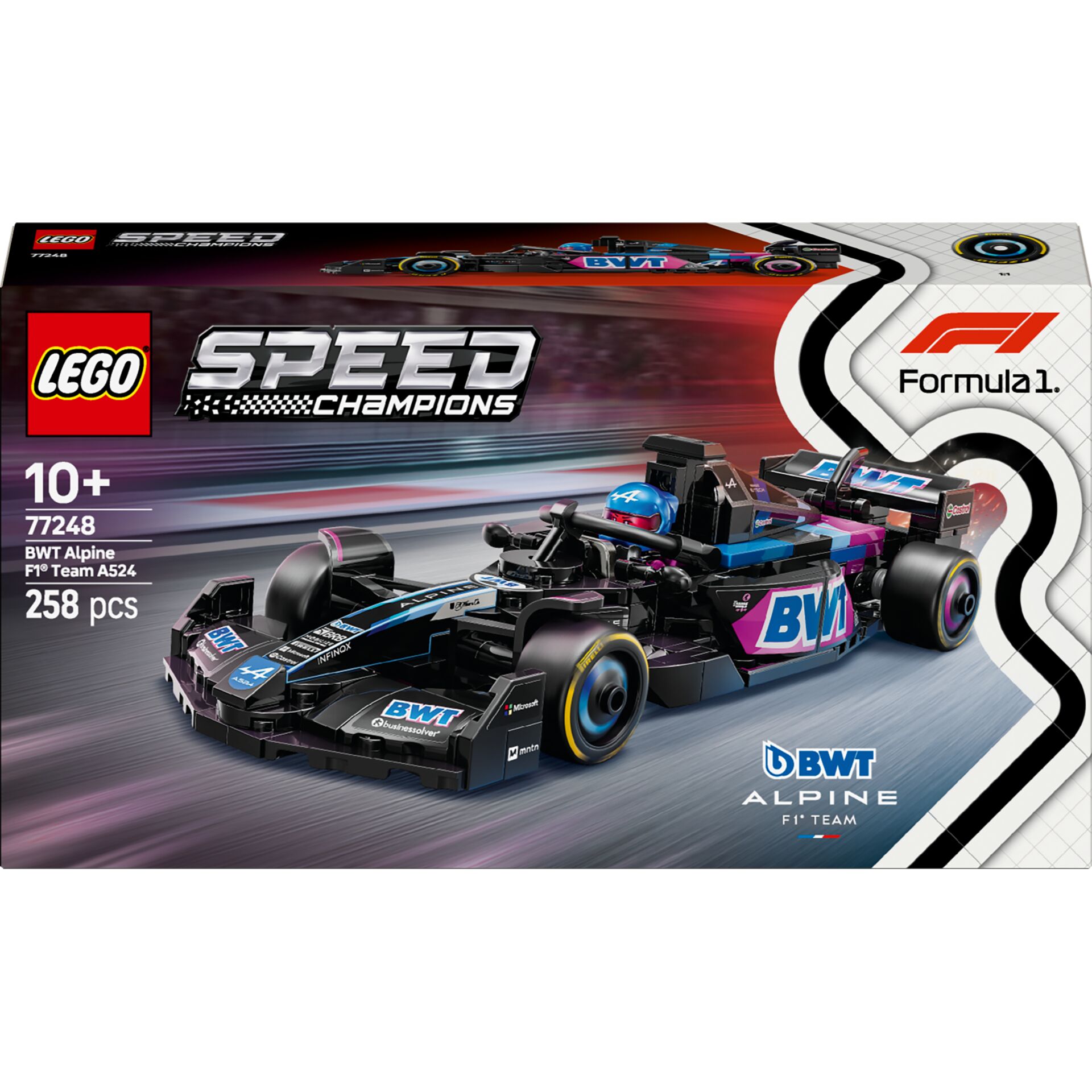 LEGO, Speed Champions, F1, Alpine, 258 pcs