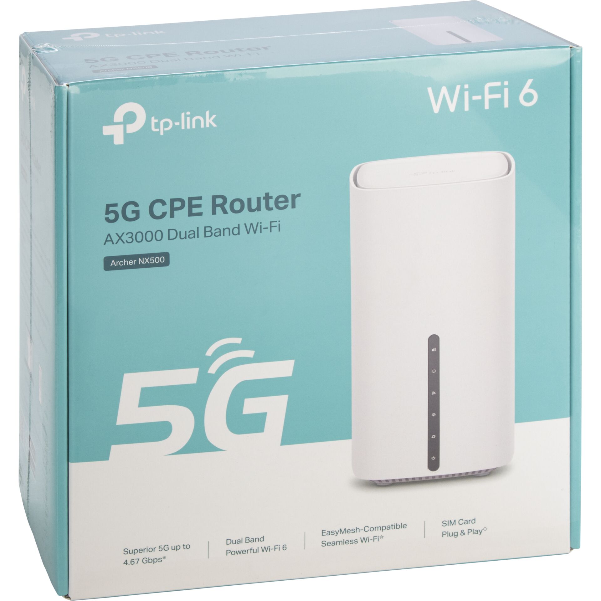5G, Router, Wi-Fi 6, Dual Band, TP-Link