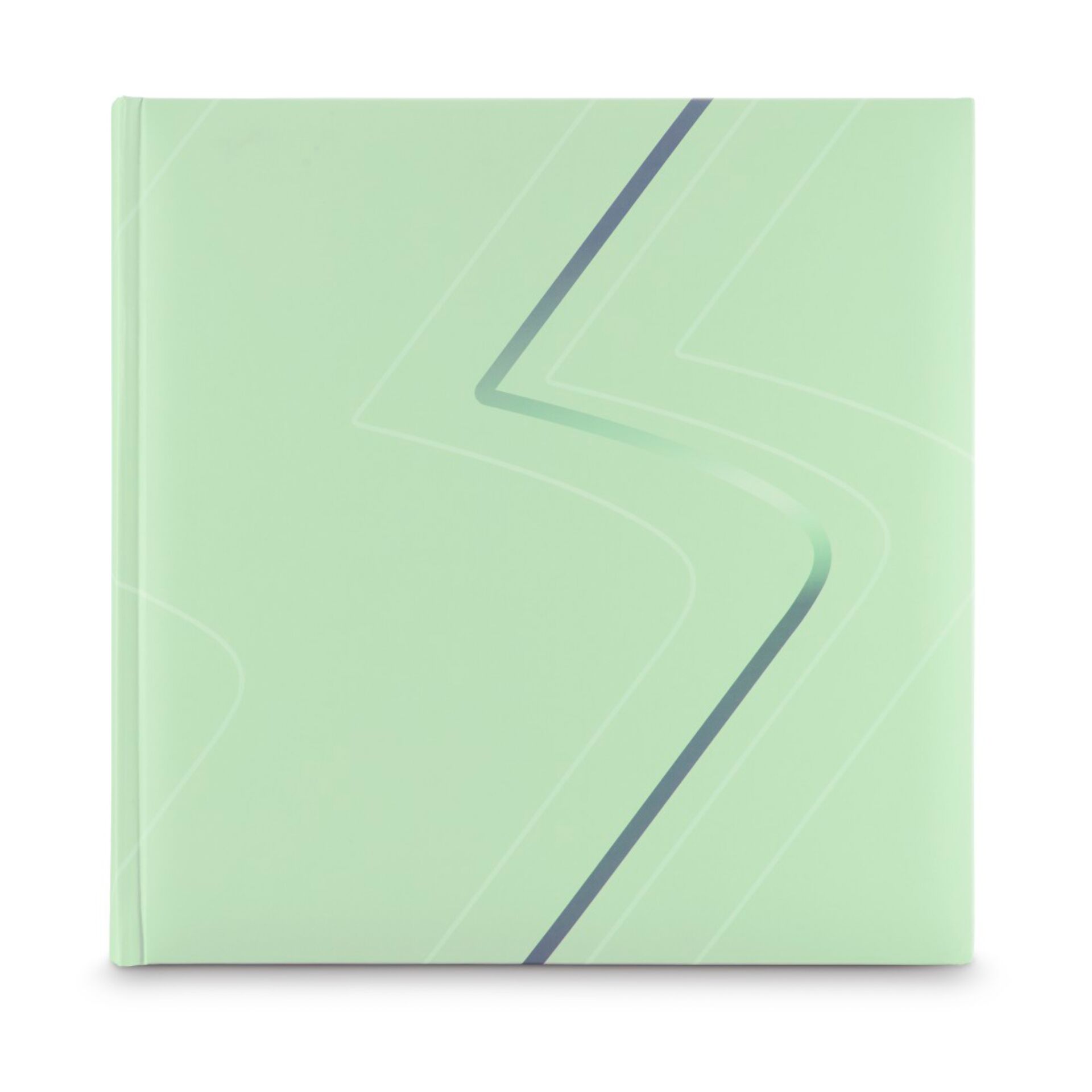 Notizbuch, Klemmband, Mintgrün, Liniert, Gummibante