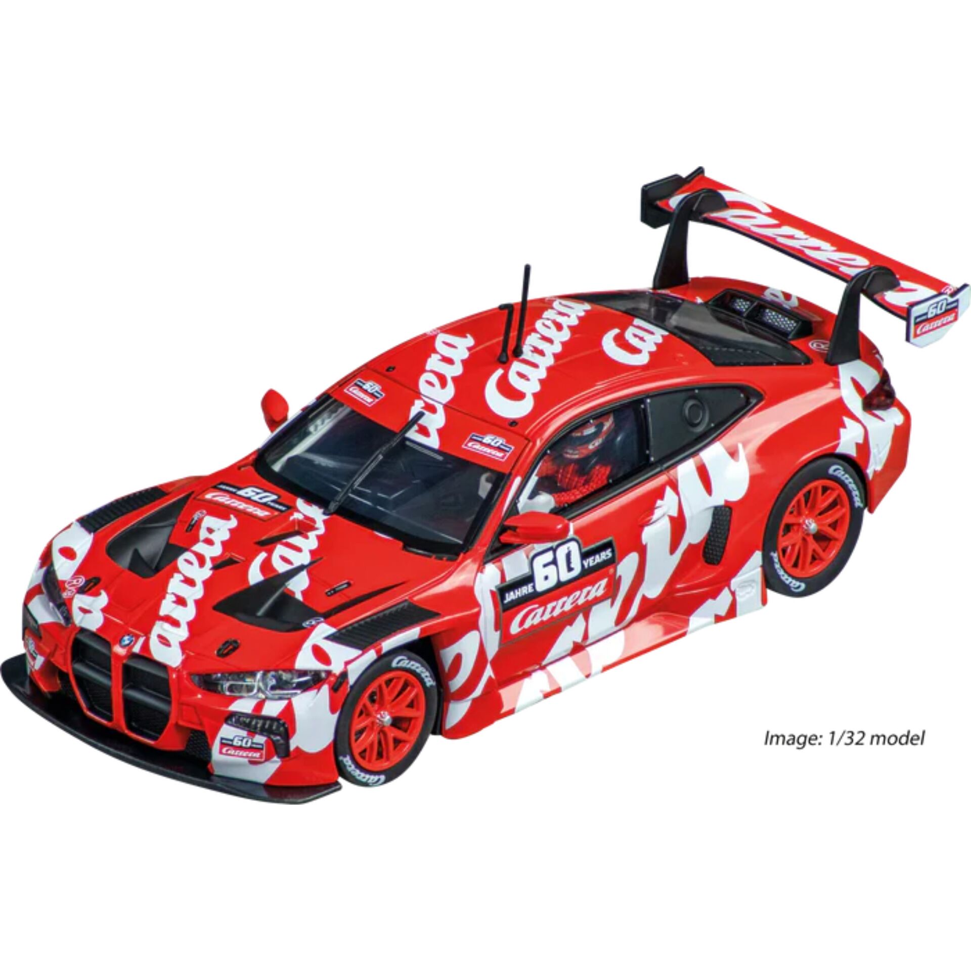 rc car, 1/32 scale, red car, sports car, racing decals