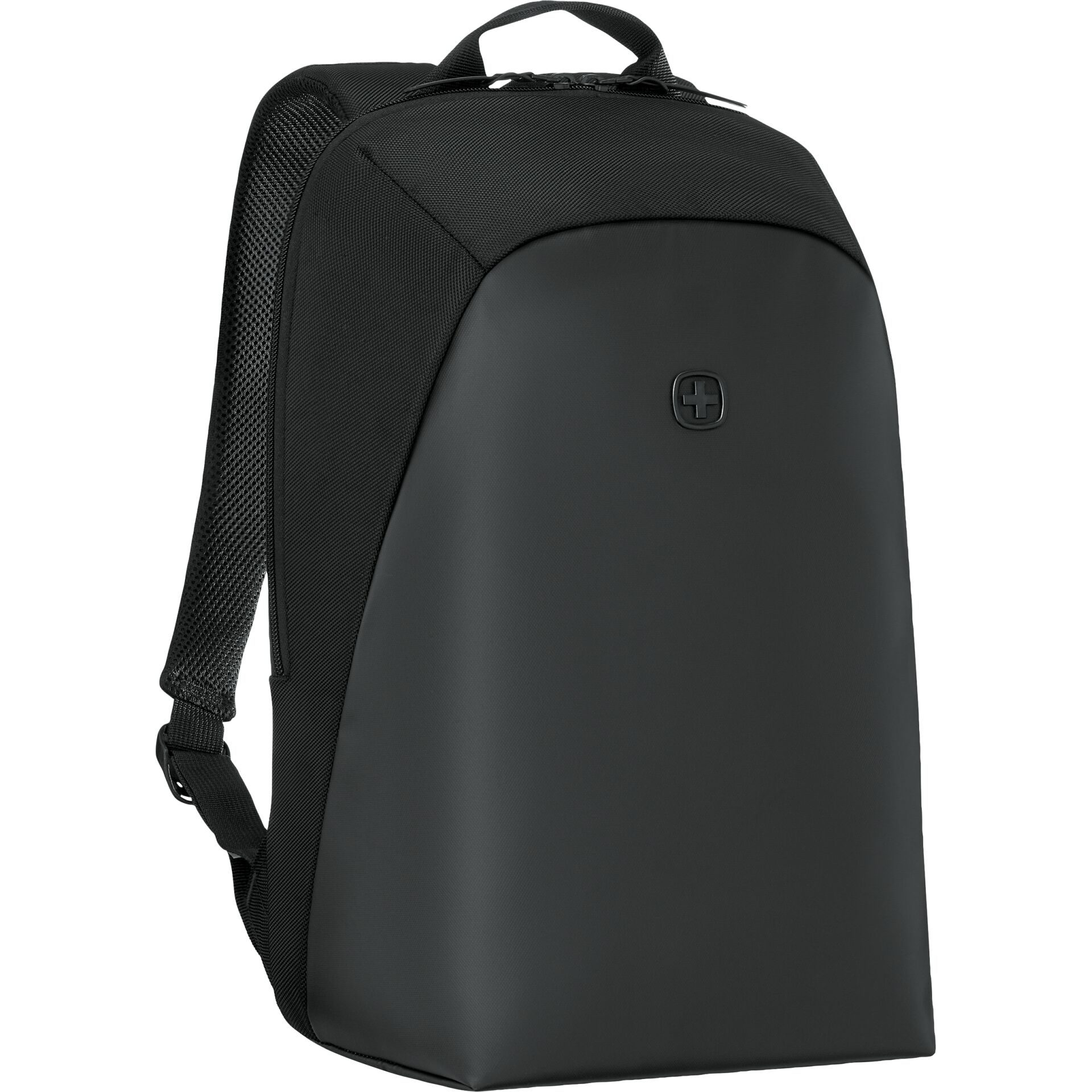 Rucksack, Laptoprucksack, Schwarz, Polyester, Minimalistisch