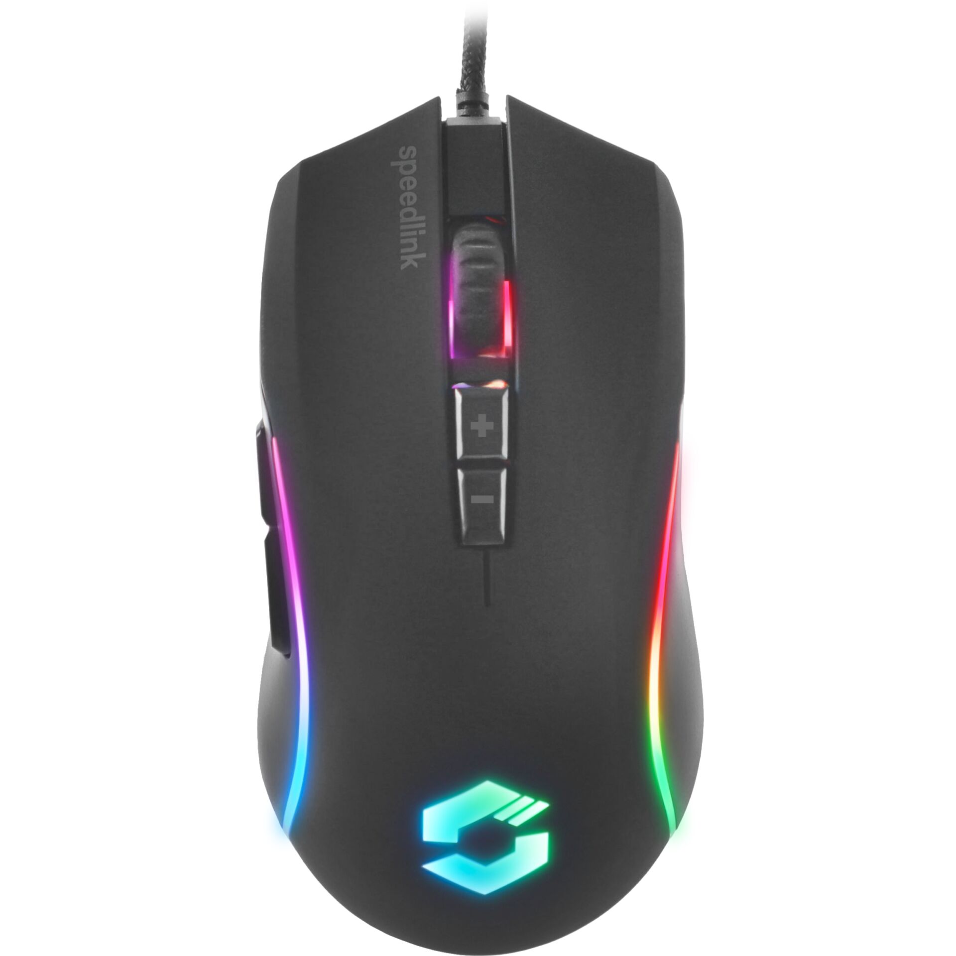 Gaming-Maus, RGB-Beleuchtung, Angeschlossen, Scrollrad, Tasten