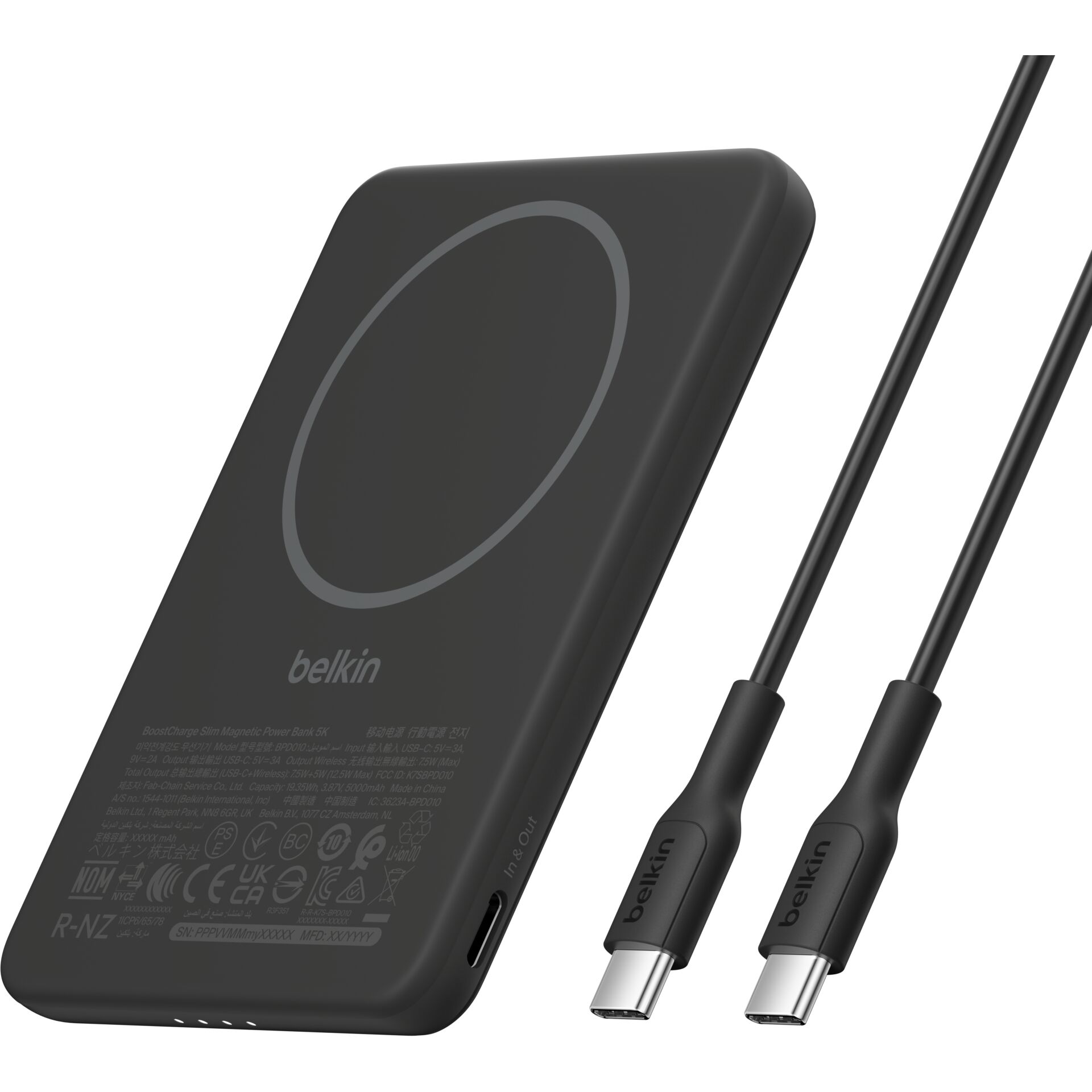 Drahtloses Ladegerät, Qi-Ladeplatte, Smartphone-Ladegerät, Kabelloses Ladepad, Induktives Ladegerät