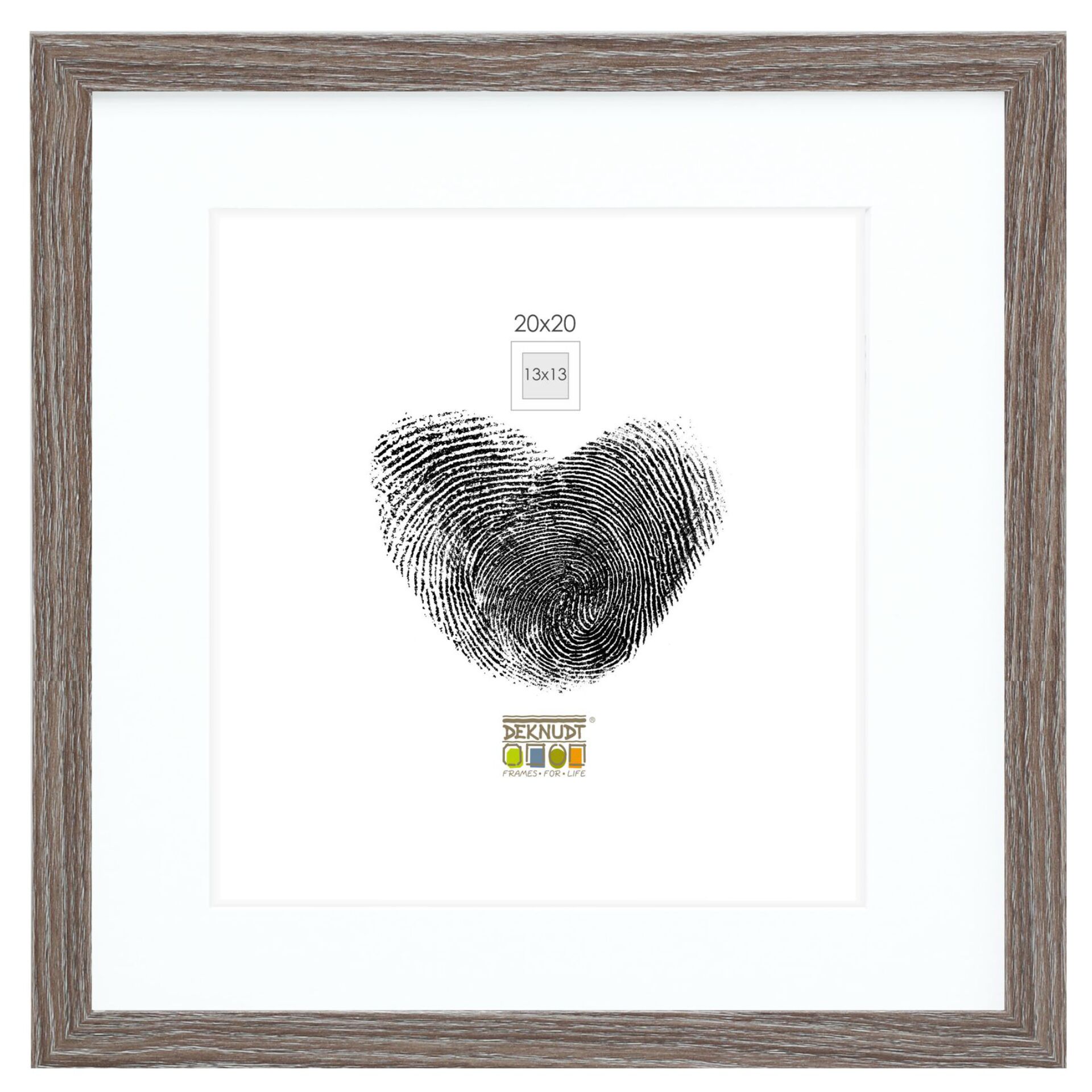 Deknudt S66KH3 P1          20x20  Wood grey oak with Passepartout