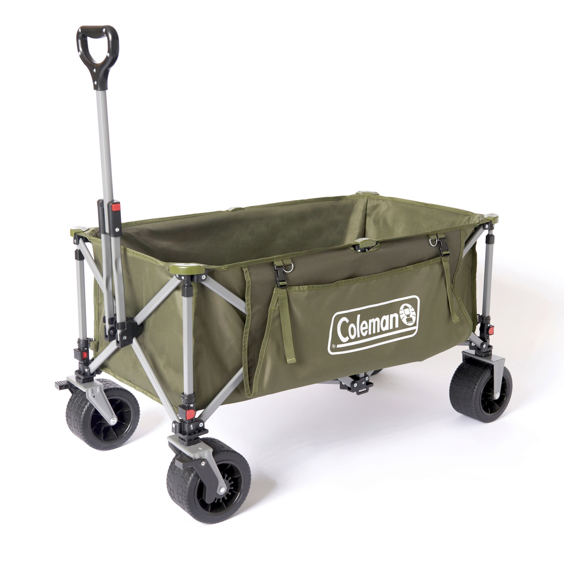 Carts, Cart with wheels, Foldable wagon, Olive green, Coleman wagon