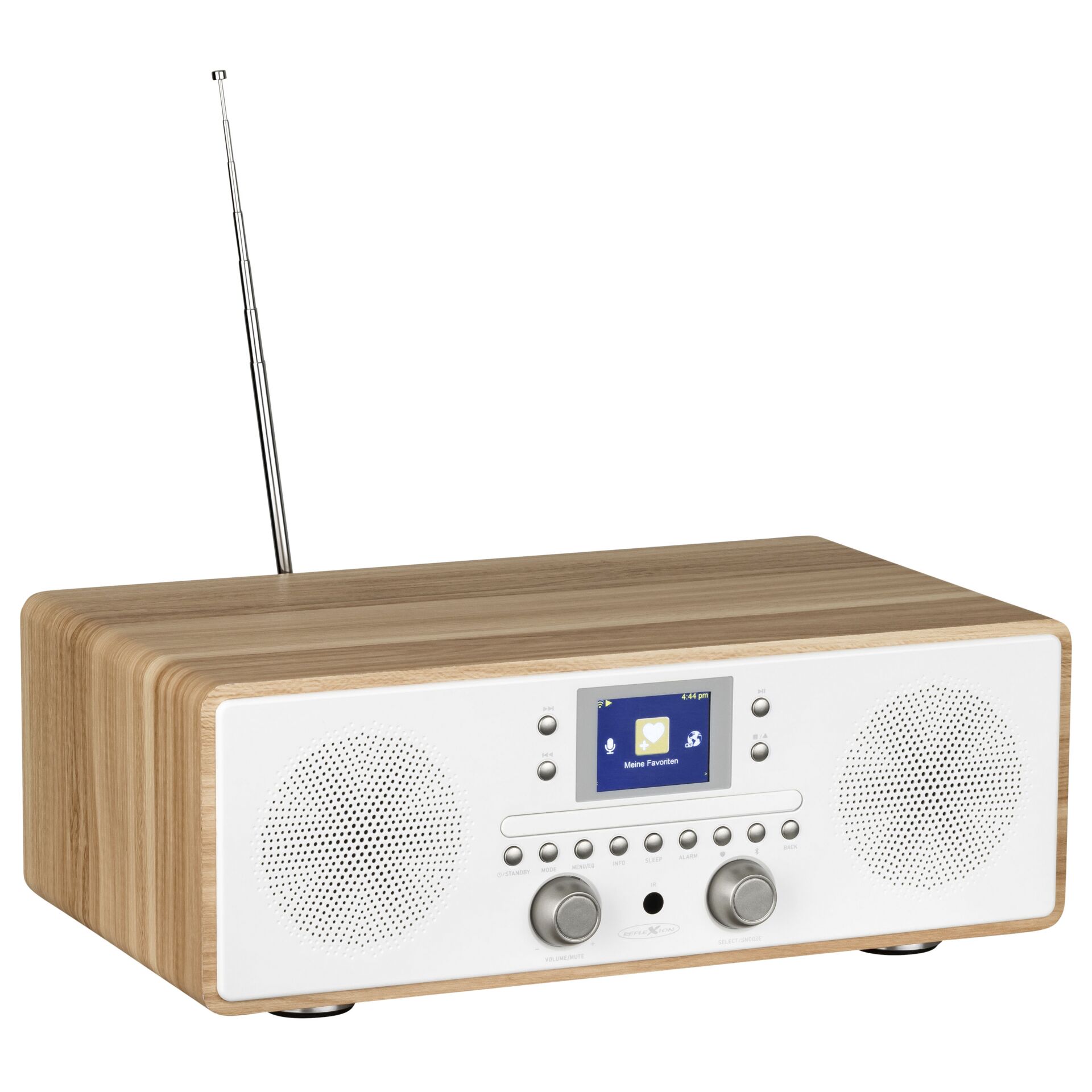 Radio, Holz, Lautsprecher, Digitalanzeige, Antenne