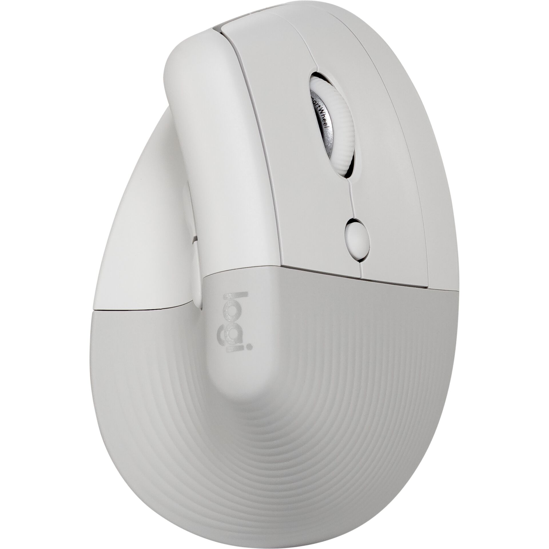 computer-mouse, ergonomic, wireless, glossy, white