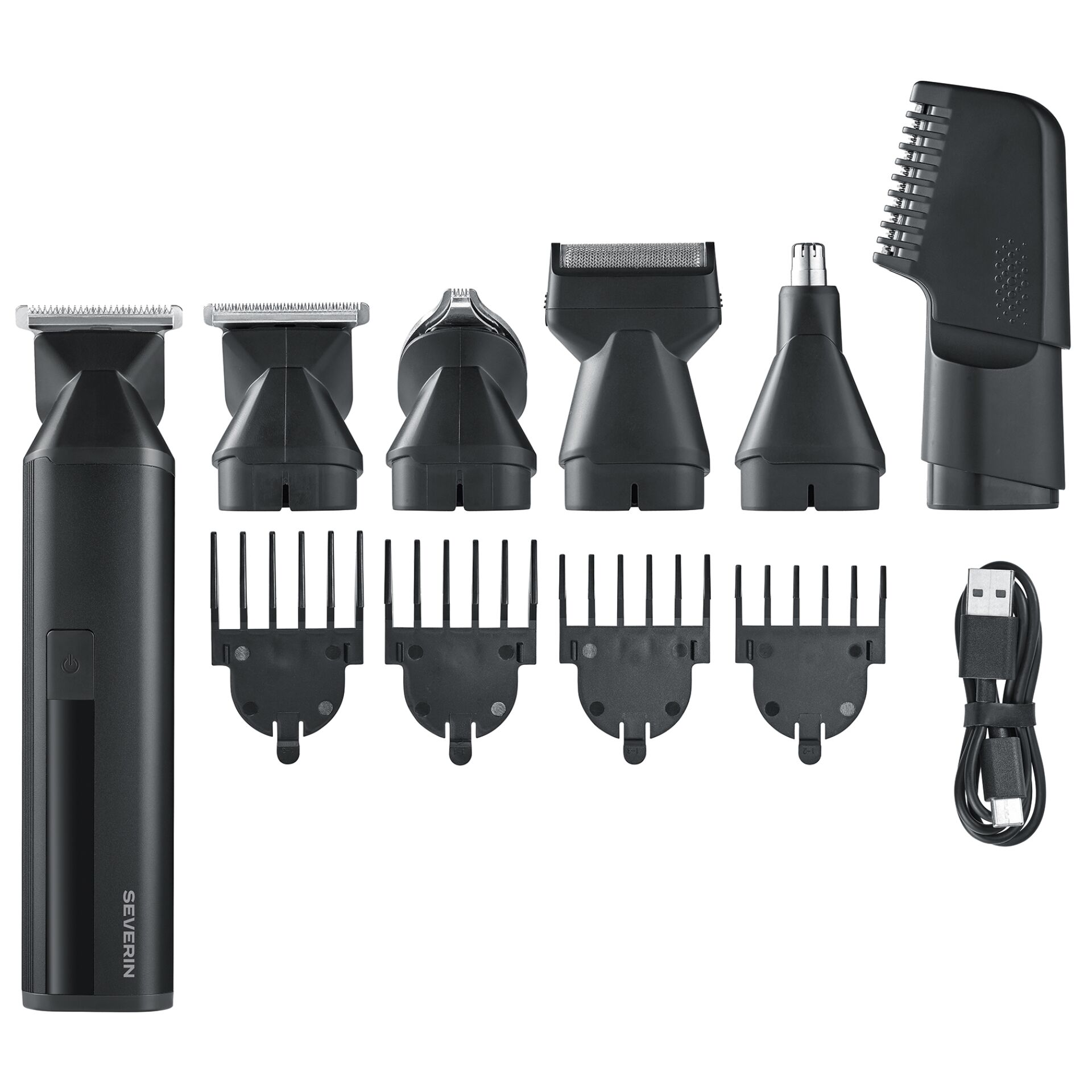 Haarschneide-Aufsatz, Haartrimmer, Haarschneidemaschine, Trimmaufsätze, Rasurbürsten-Set