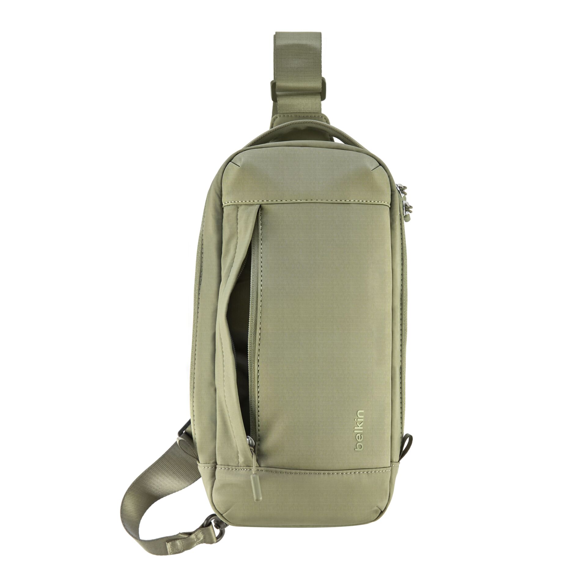 tasche, tasche schulter, schultertasche, slingsack, khaki