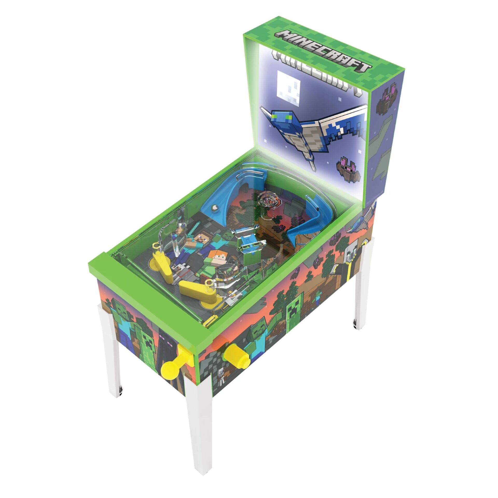 Minecraft-Pinball, Arkade-Tisch, Kinderzimmer, Spielzeug-Pinball, Minecraft-Motiv
