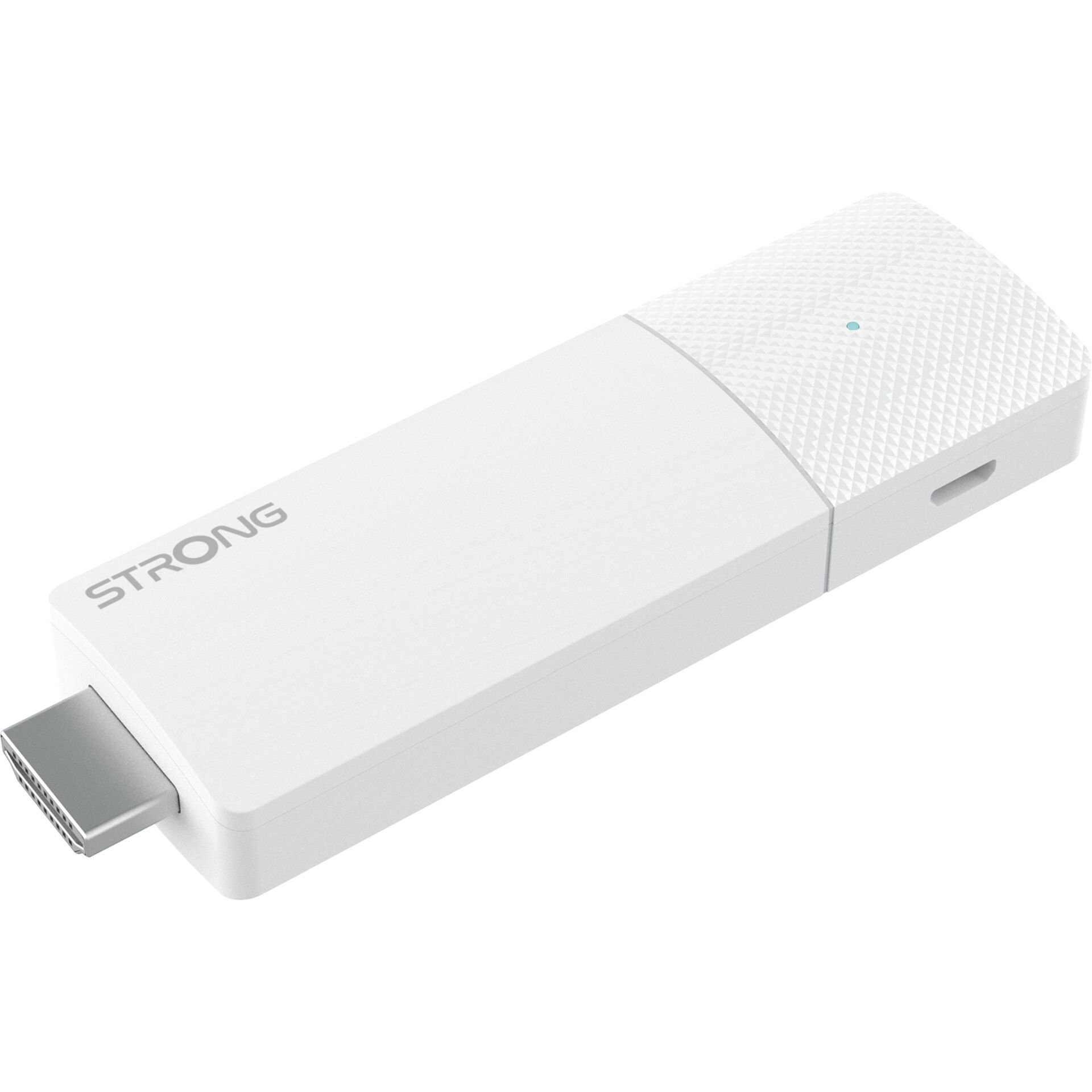 USB-C-Adapter, Lightning/USB-C, weißer Dongle, Metallstecker, STRONG-Marke