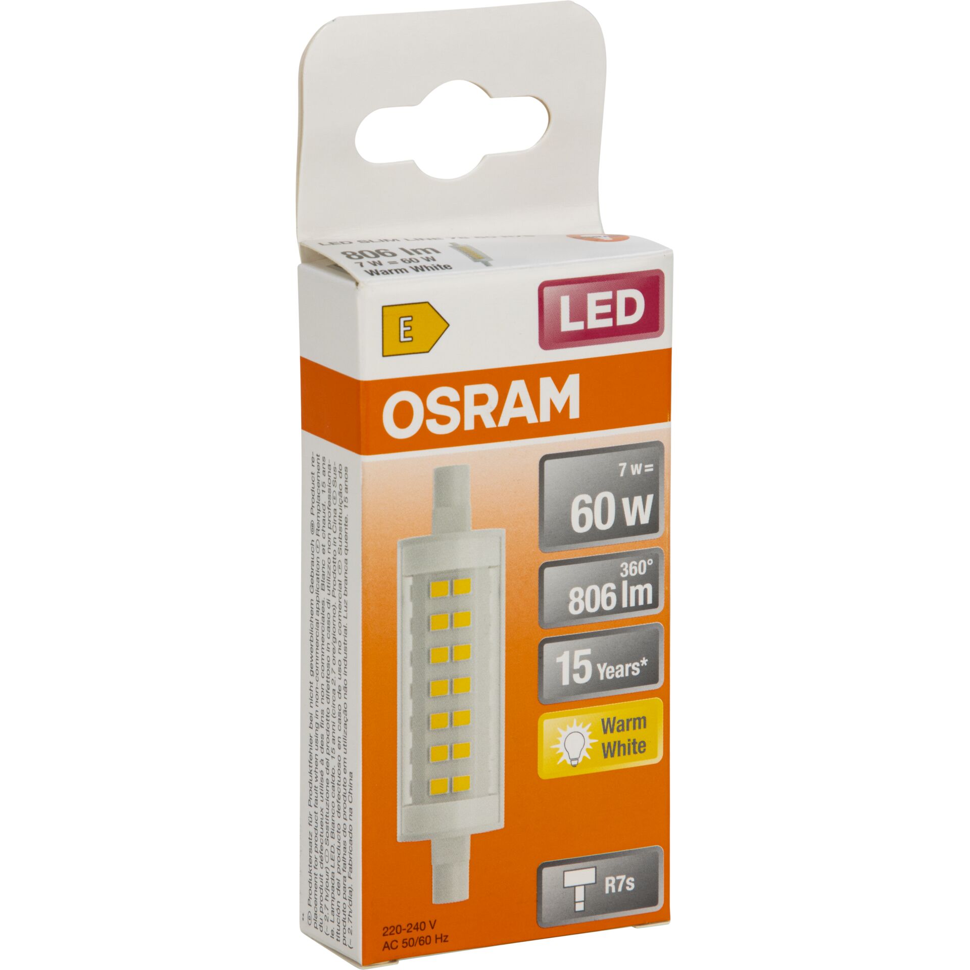 LED, Osram, Lampenbirne, 60W, Warmweiß