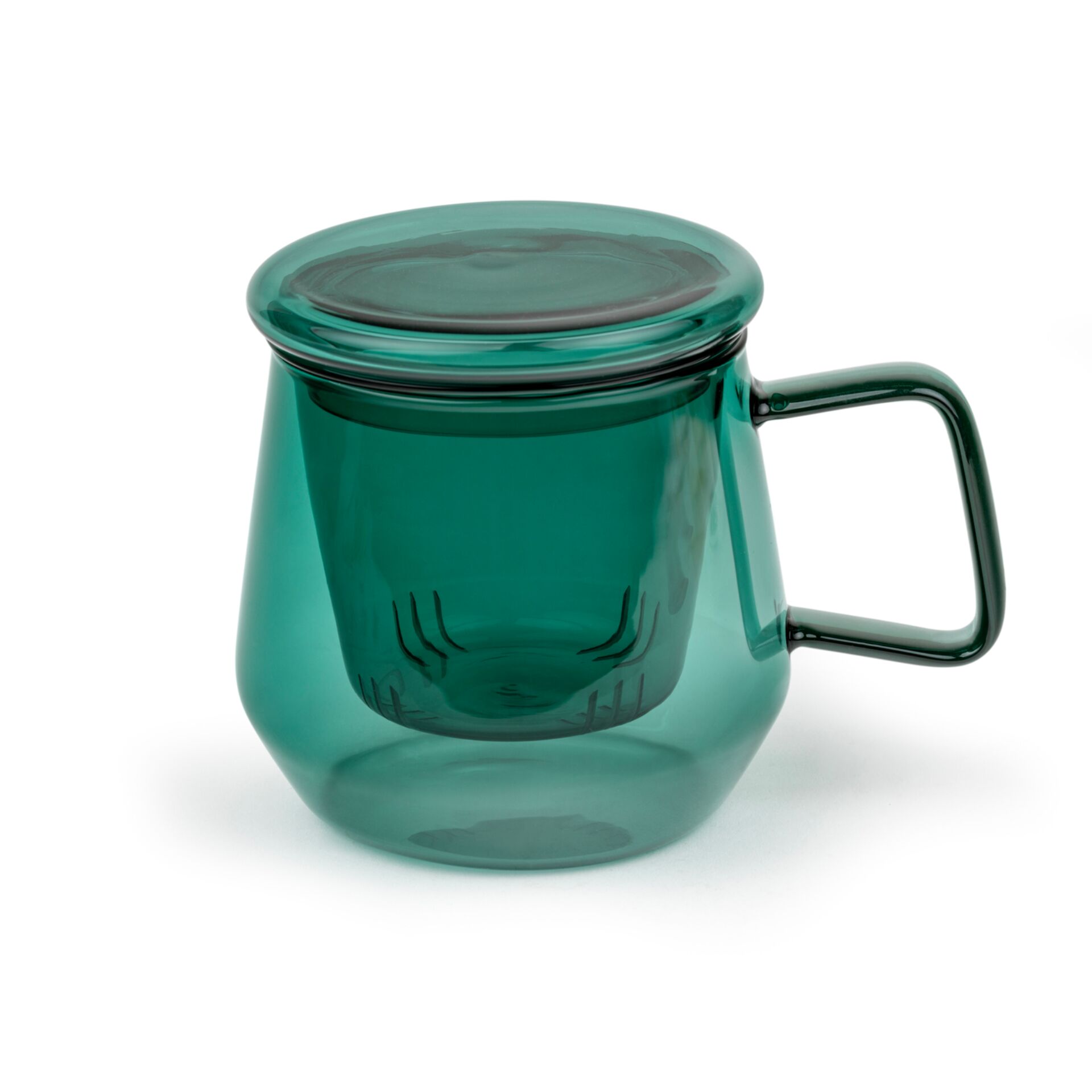 Glas, Kanne, Grün, Deckel, Halter