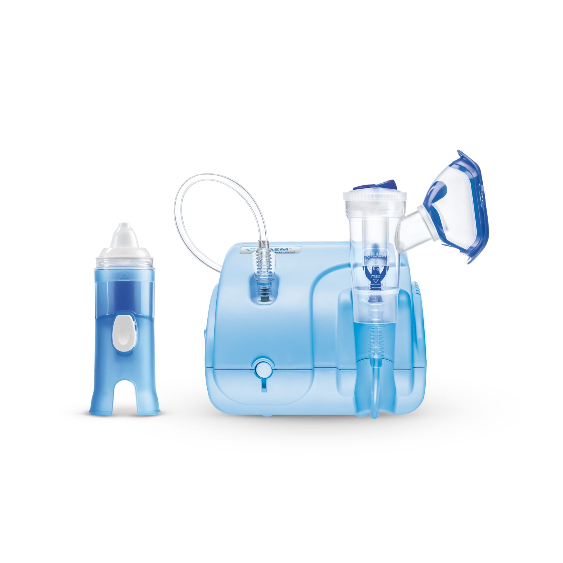 Inhalationsgerät, Nebulizer, Nasen-/Luftführung, Lufttubus, Blue device