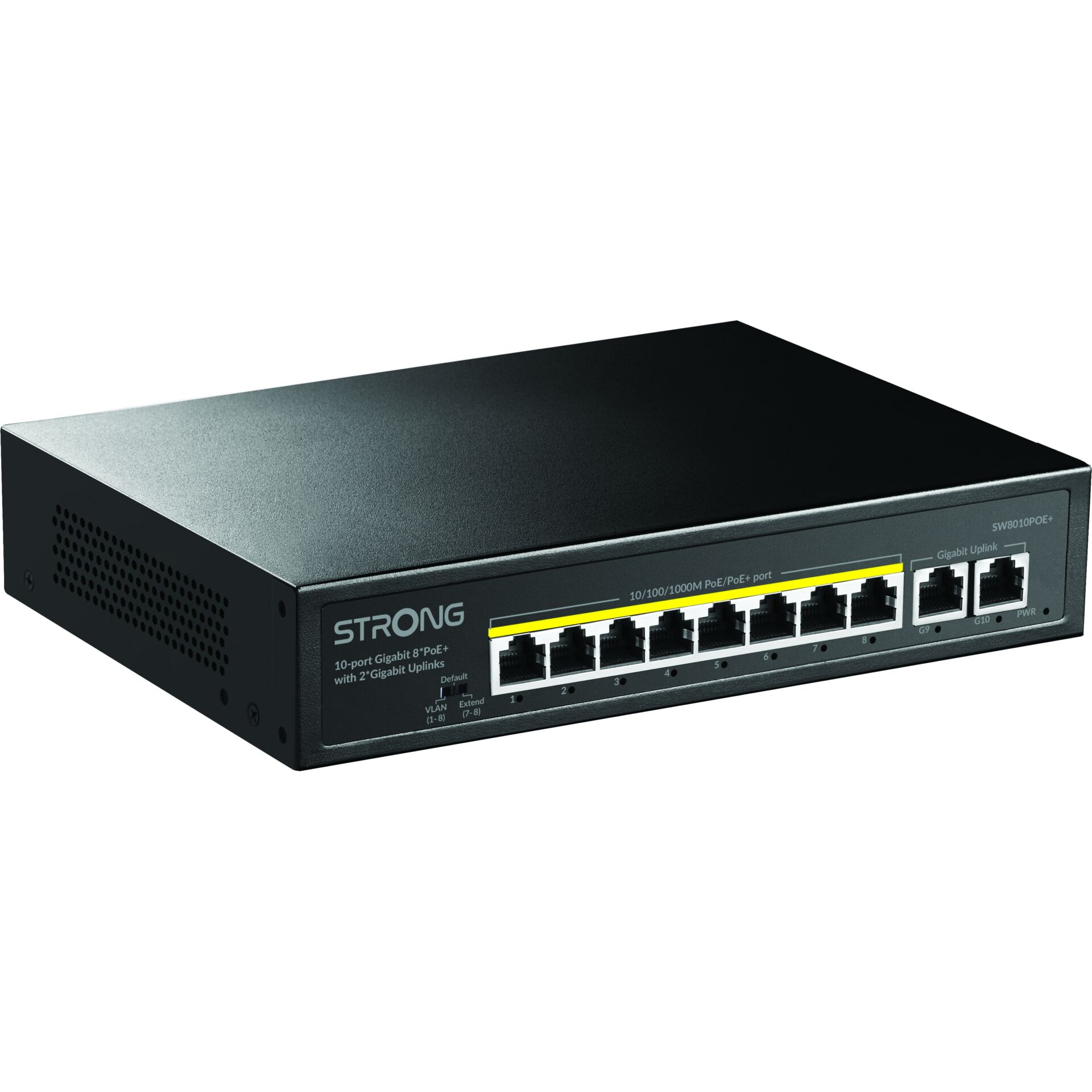 Schalter, Netzwerk-Switch, GigaBit, 10-Port, Rack-montierbar