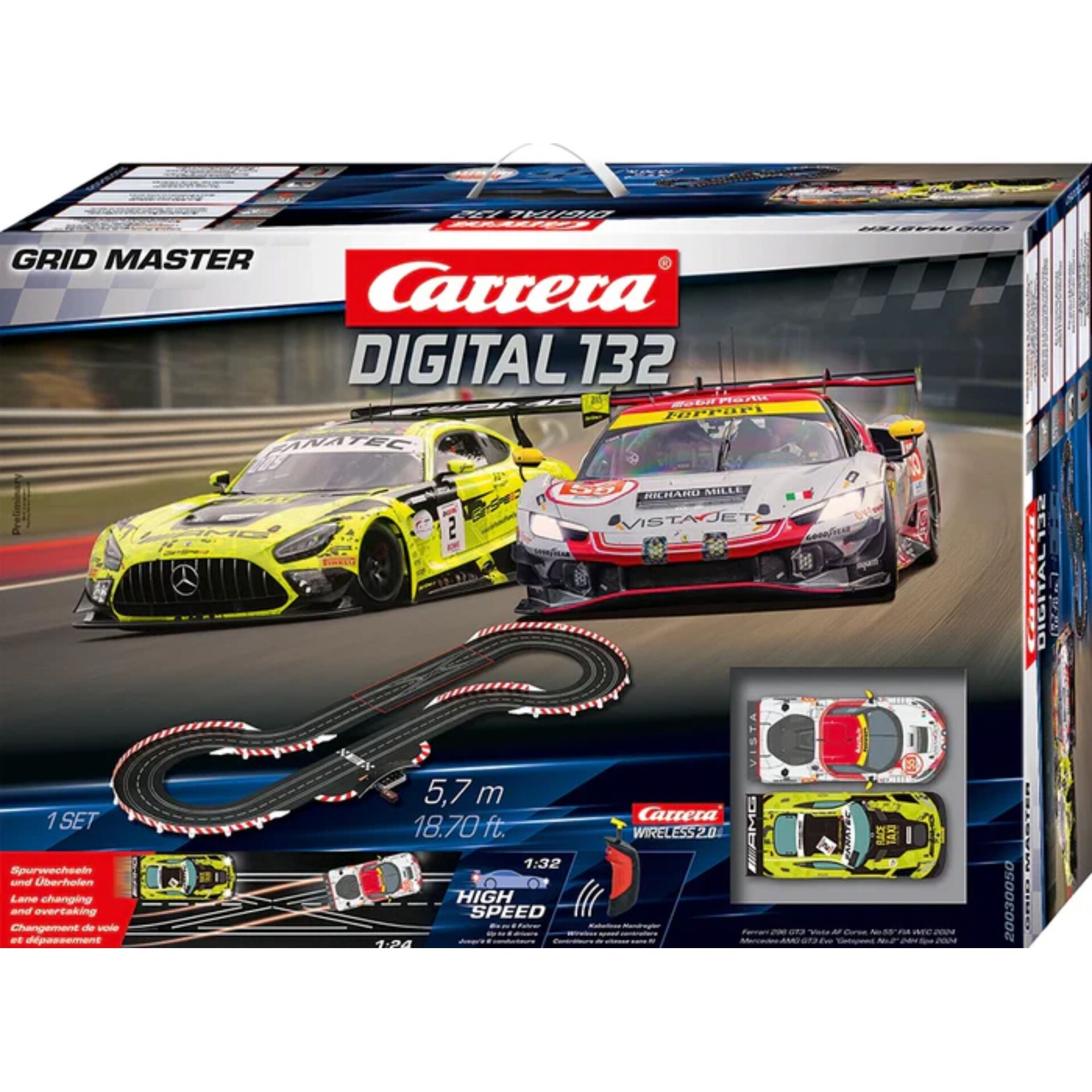 RC Rennwagen, Slot-Auto, Set, Digital 132, Strecken-Set