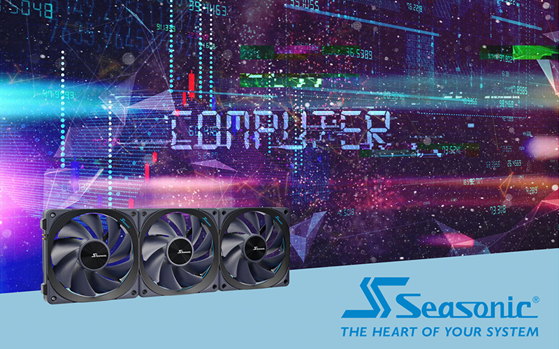 computer components, Kühlungslüfter, drei Lüfter, RGB-Lüfter, Gehäuselüfter