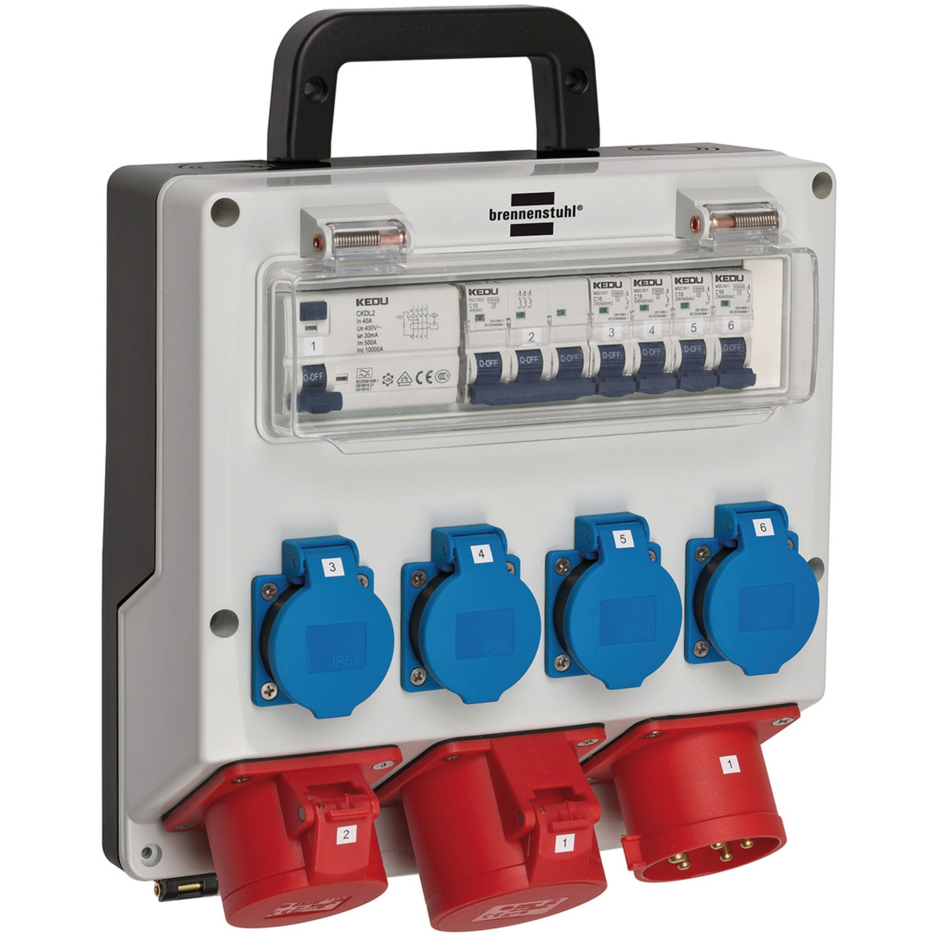 Brennenstuhl wall-mounted 32A  power distributor