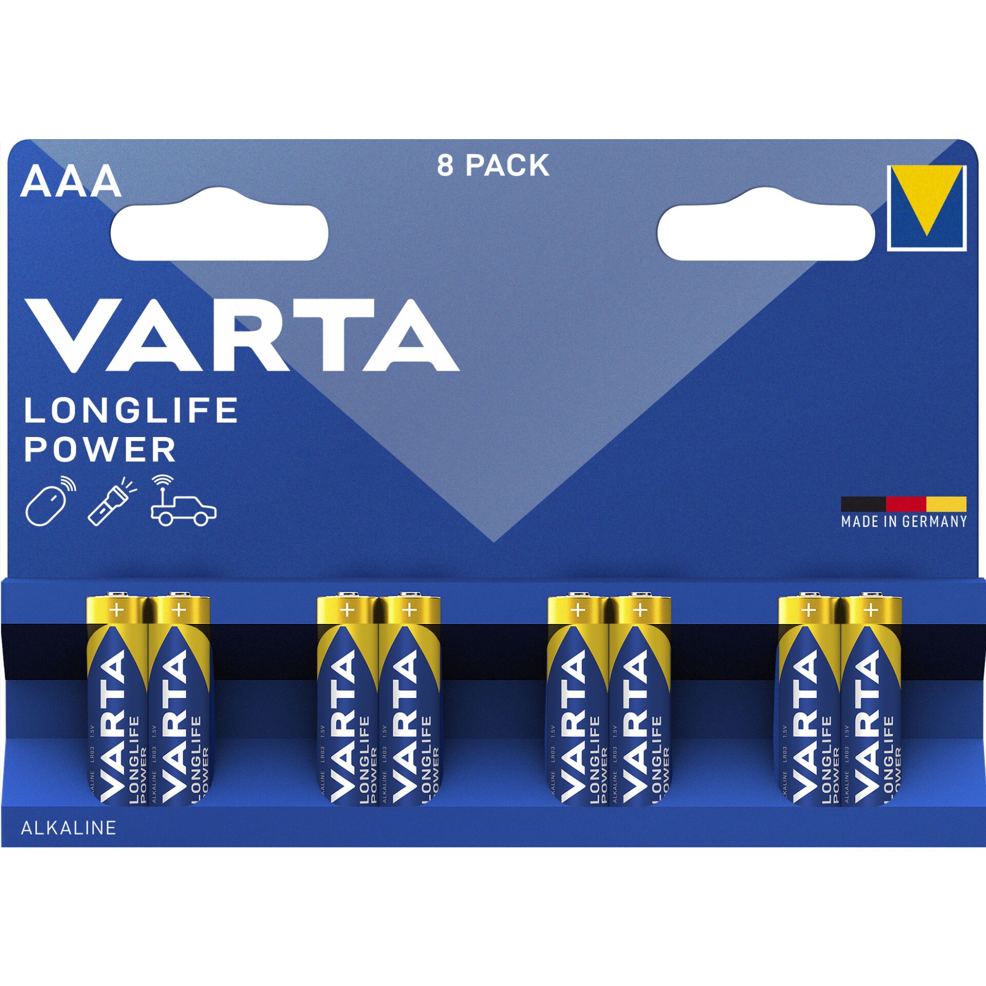 1x8 Varta Longlife Power Micro  AAA LR03